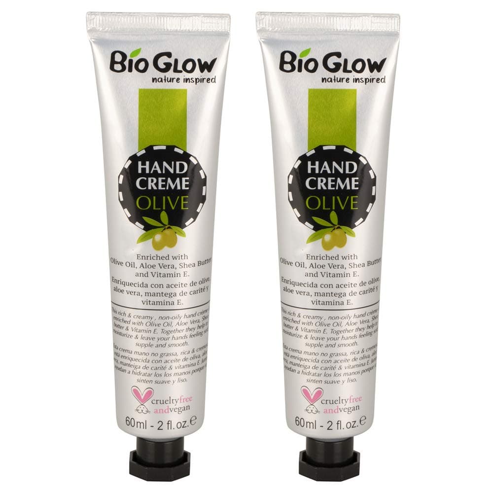 Bio Glow Olive Hand Creme 60ml Range - Pack of 2