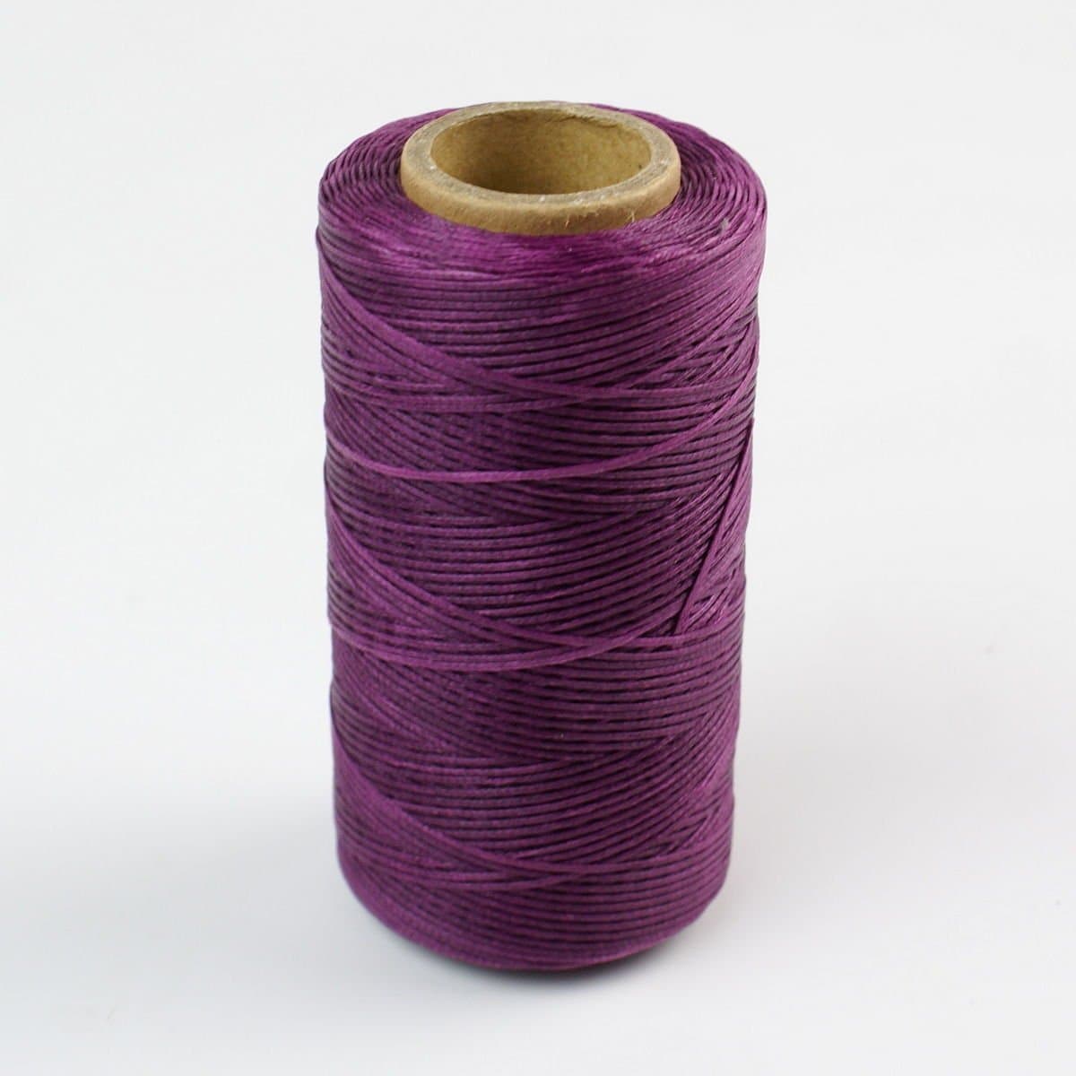 284Yard 1mm 150D Embroidery Machine Threads Waxed Thread String Cord Sewing DIY Craft Leather Stitching for Chisel Awl Upholstery Shoes Luggage -Violet 1 Pcs