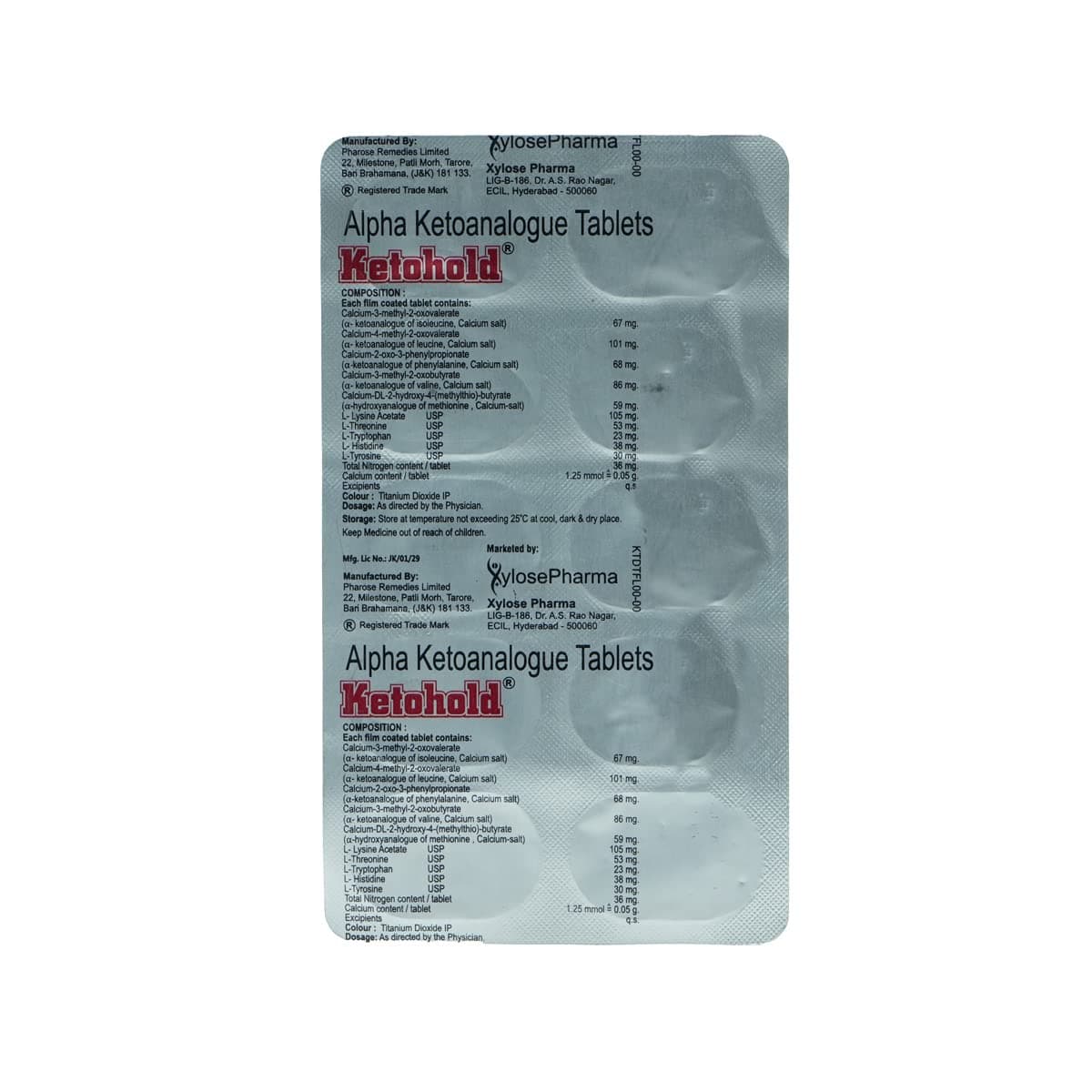 Ketohold - Strip of 10 Tablets