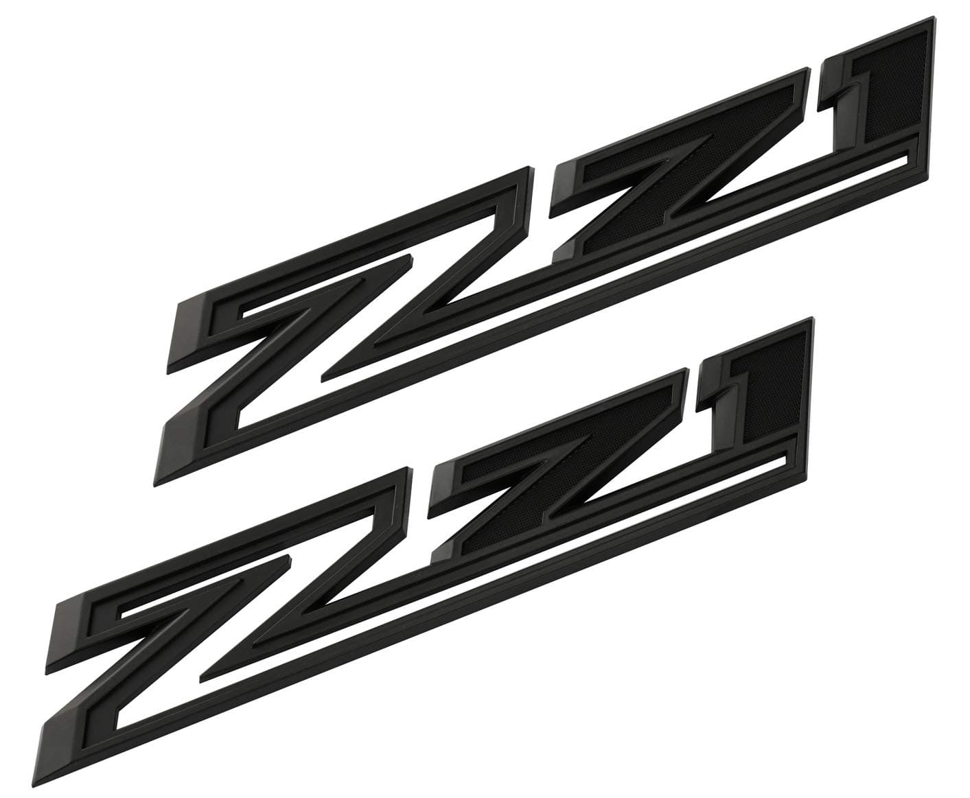 KK 2pcs New Z71 Emblems Replacement for 2019-2021 Silverado 1500 2500 3500 Decal Badge 84632695 Nameplate OEM (Matte Black)