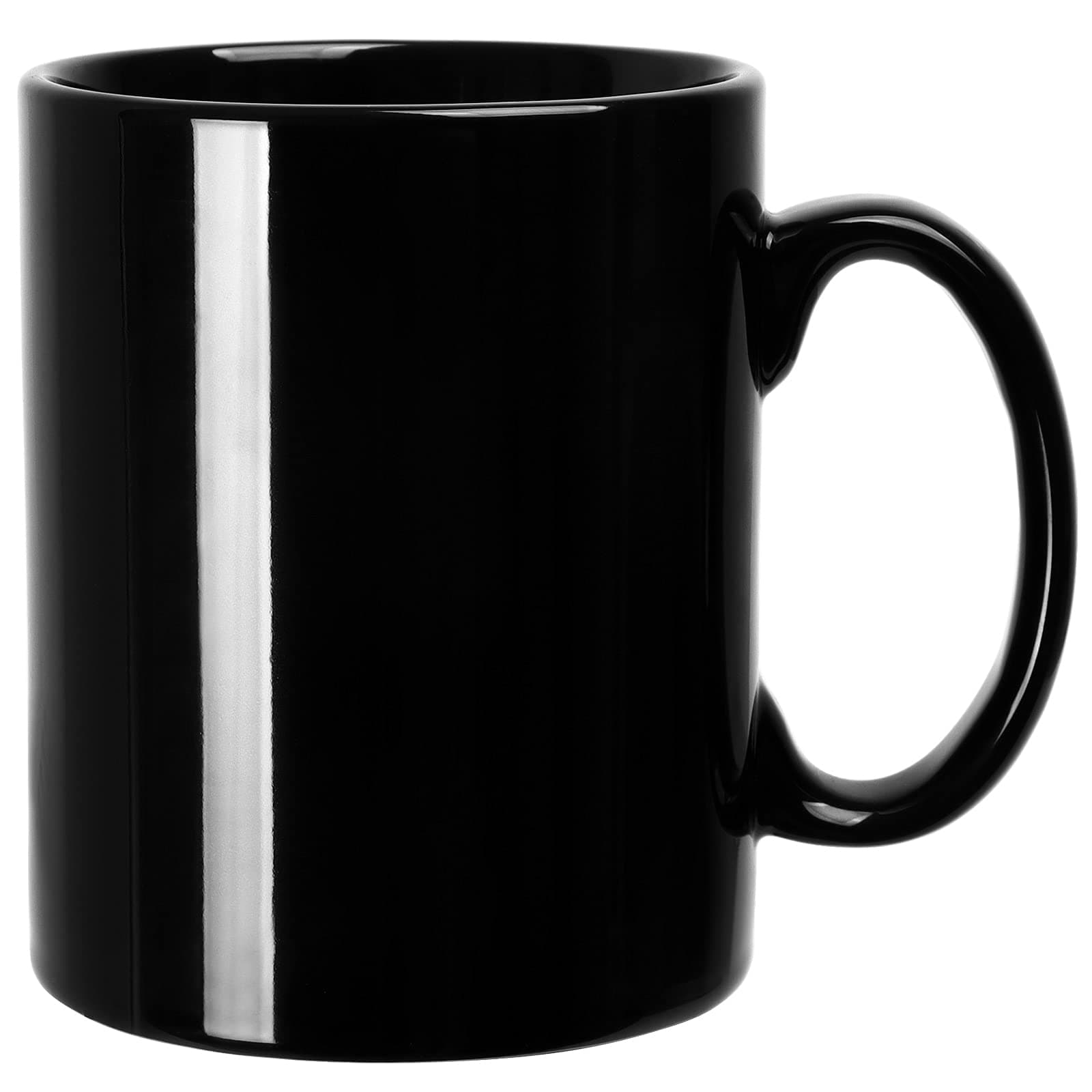 Large Coffee Mug, 22 OZ Coffee Mugs, 650ml Smooth Ceramic Tea Cups, Big Capacity and Handle, for Office, Home, Black