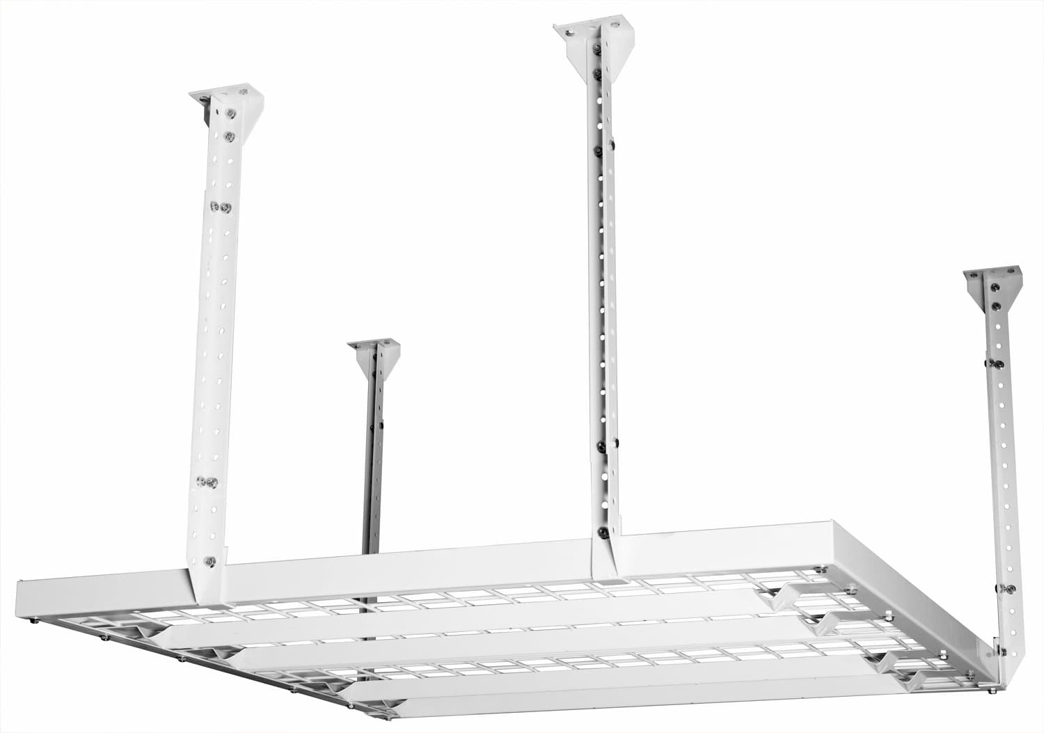 HyLoft 180 48-Inch by 48-Inch Super Pro Ceiling Mount Shelf, White