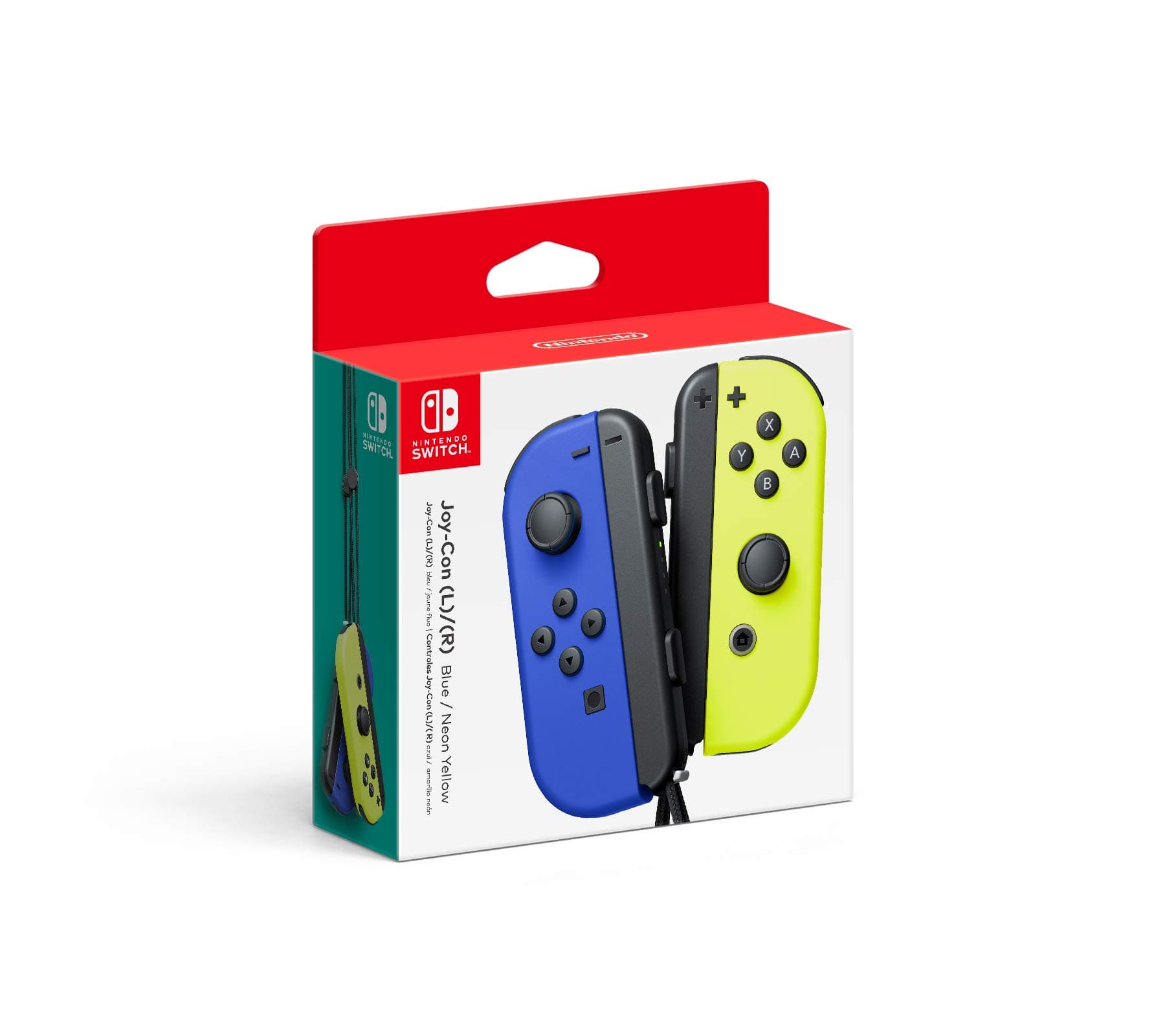 Nintendo Blue/Neon Yellow Joy-Con (L-R) - Switch