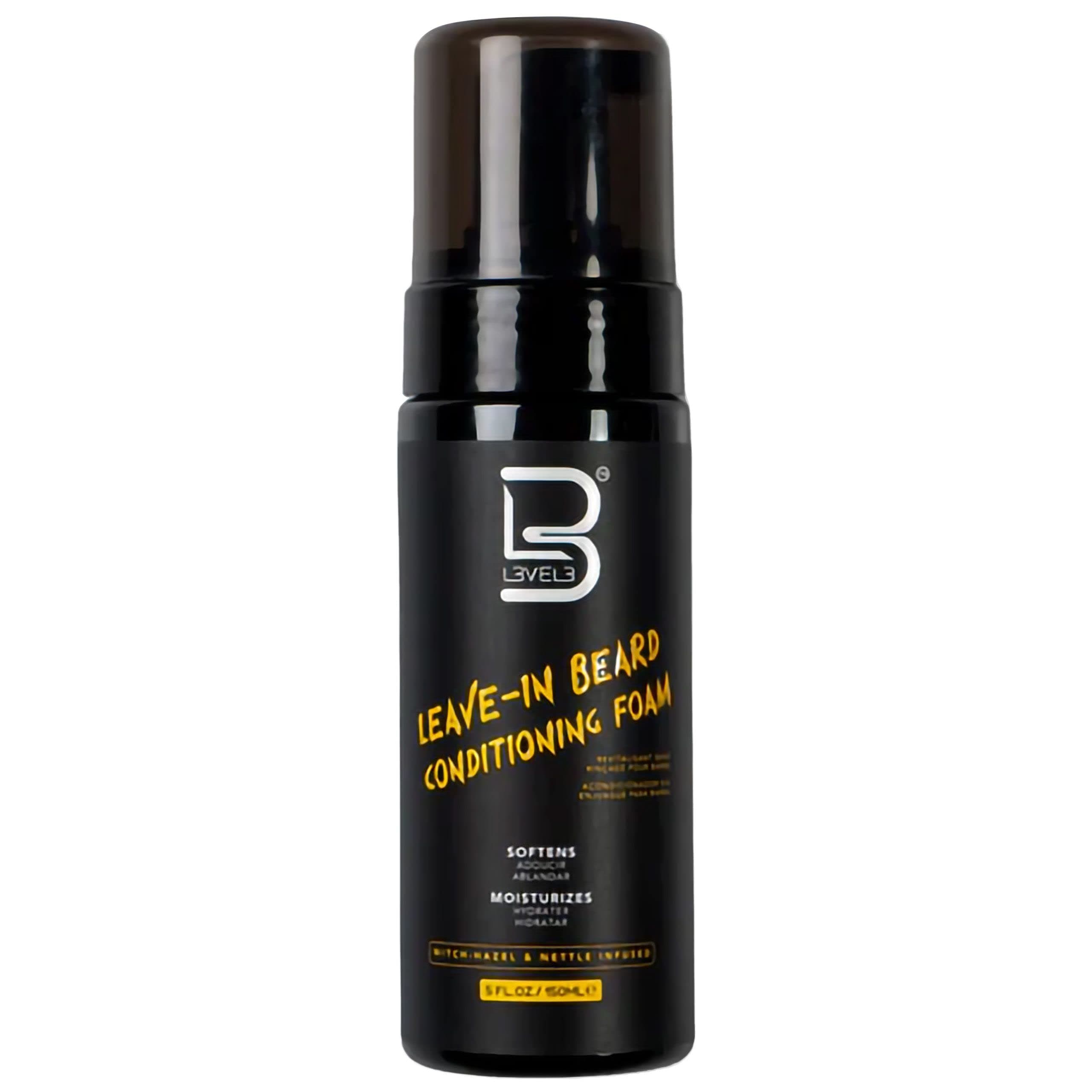 Level 3 Leave-In Beard Conditioner Foam - Beard Hydrator - Soften and Moisturizes Facial Hair