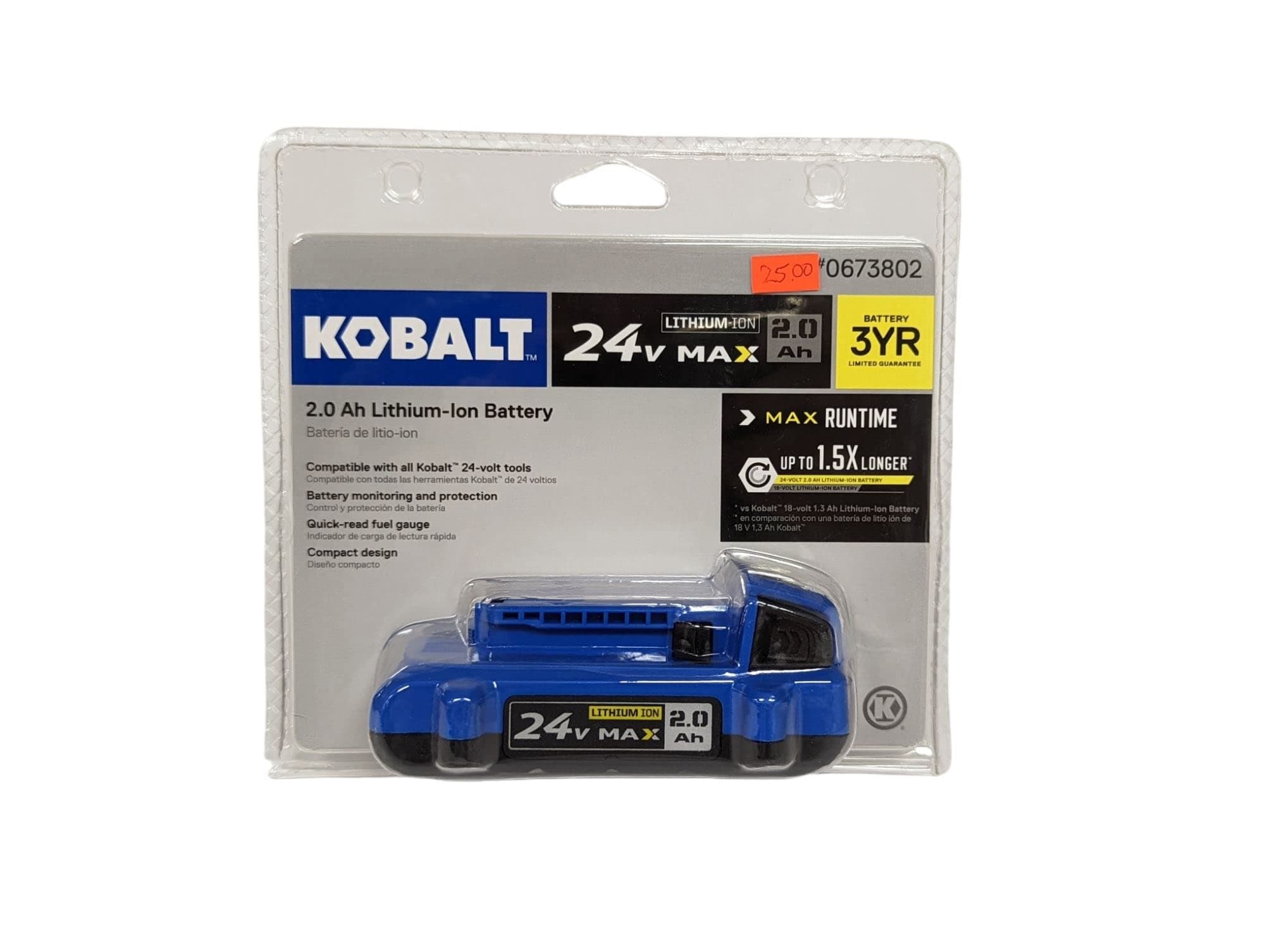 Kobalt 24-Volt Max 2.0-Ah Li-ion Compact Battery