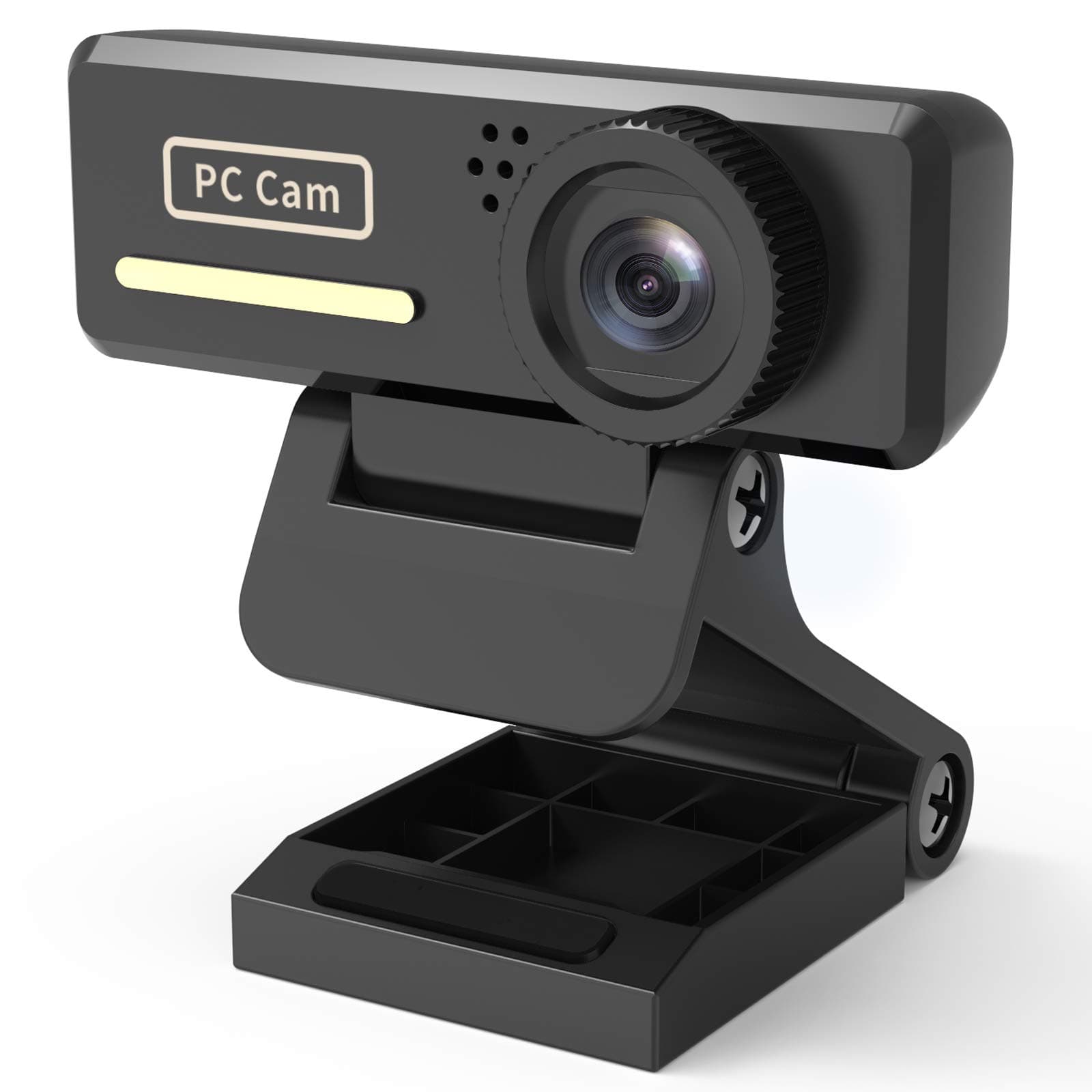 ABASK 2MP Webcam with Microphone, HD 1080p for PC, Laptop, Mac, Windows, Linux, Online Courses, Video Chatting, Video Conference