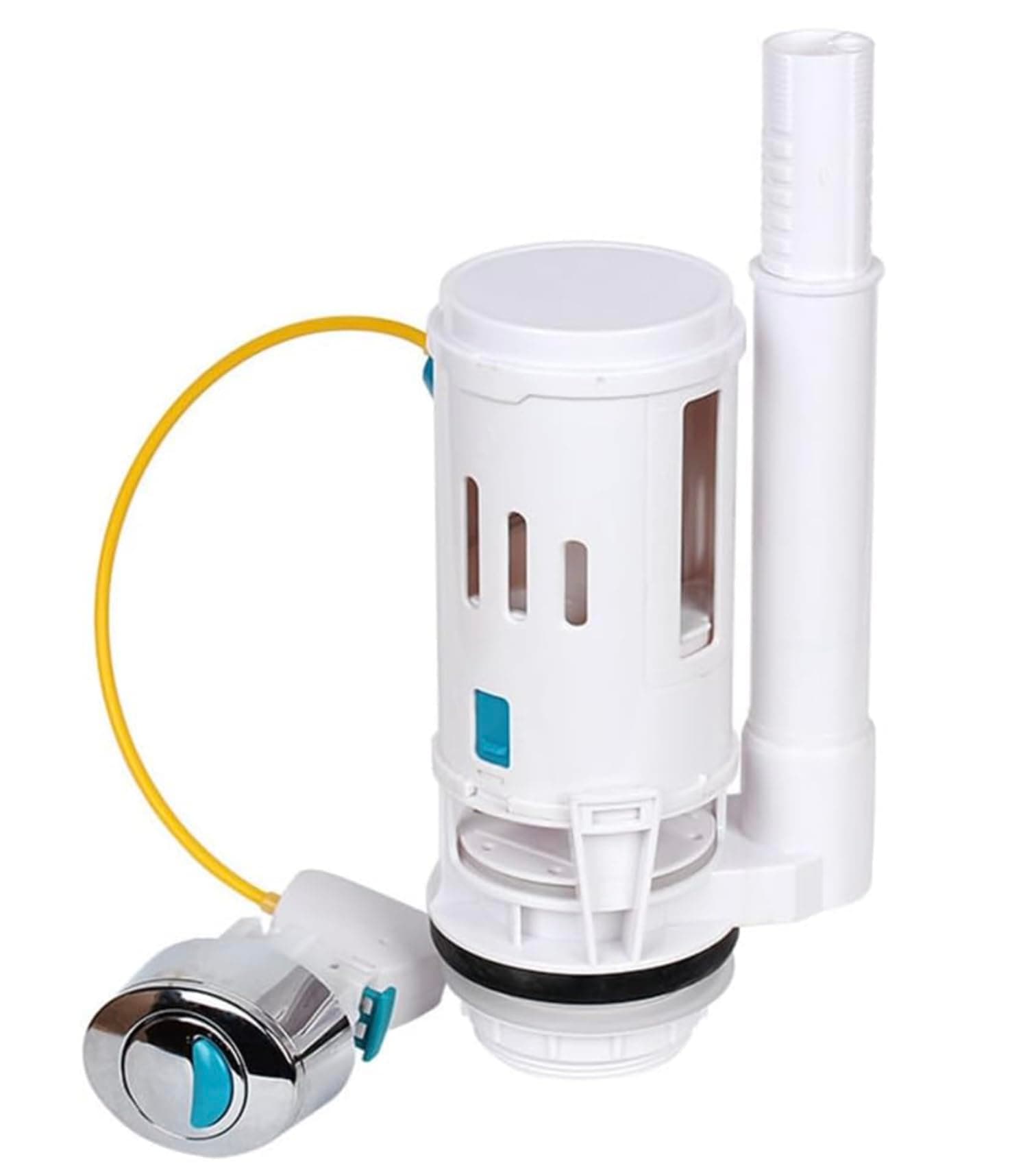 Dual Flush Fits All Push Button Toilets for 2 inch Outlet Flush Replacement Valve .30cm Cable