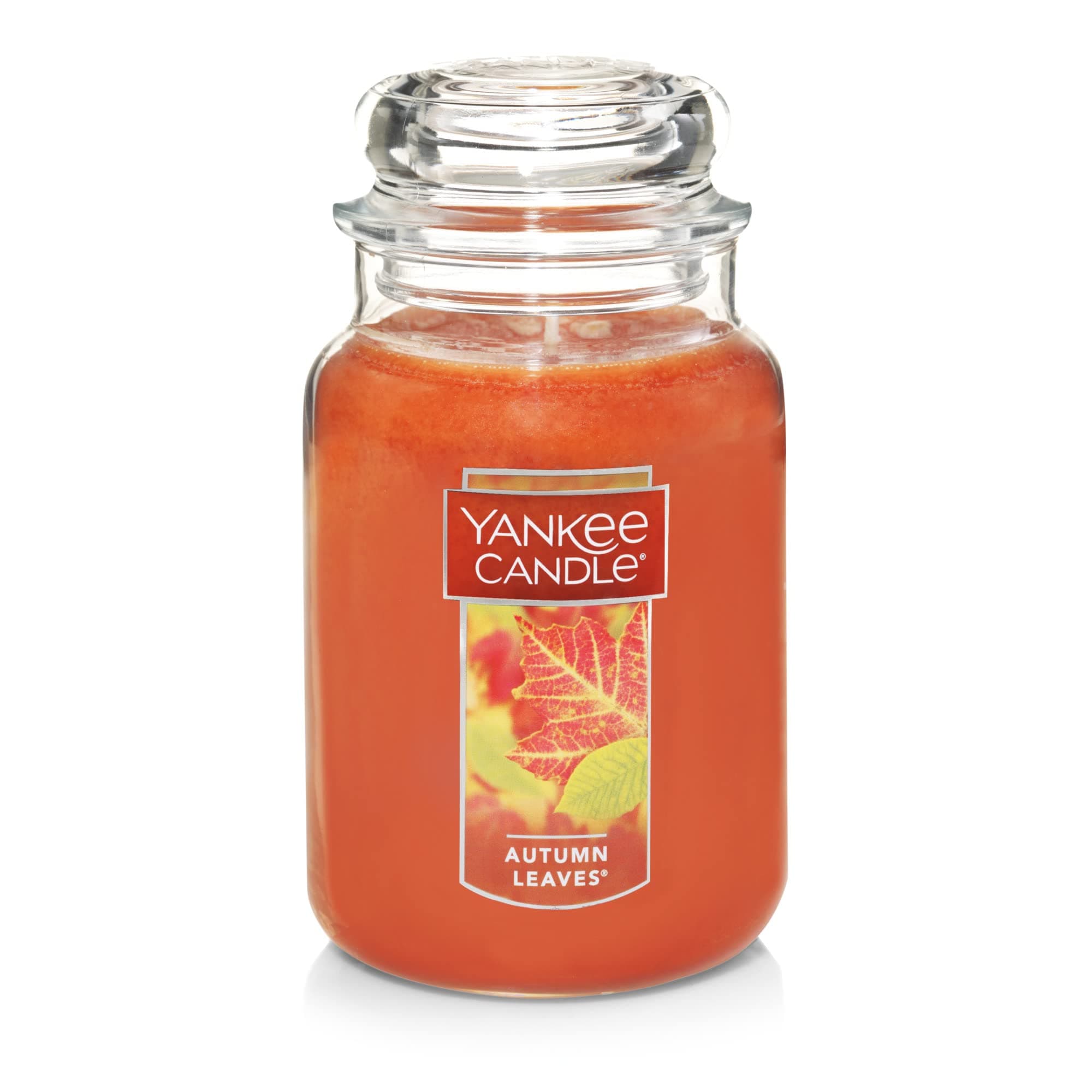 Yankee Candle 大型ジャーキャンドル、オータムリーブ