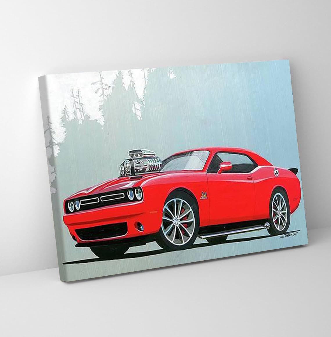 GADGETS WRAP Canvas Gallery Wrap Framed for Home Office Studio Living Room Decoration (11x9inch) - Custom Cuda