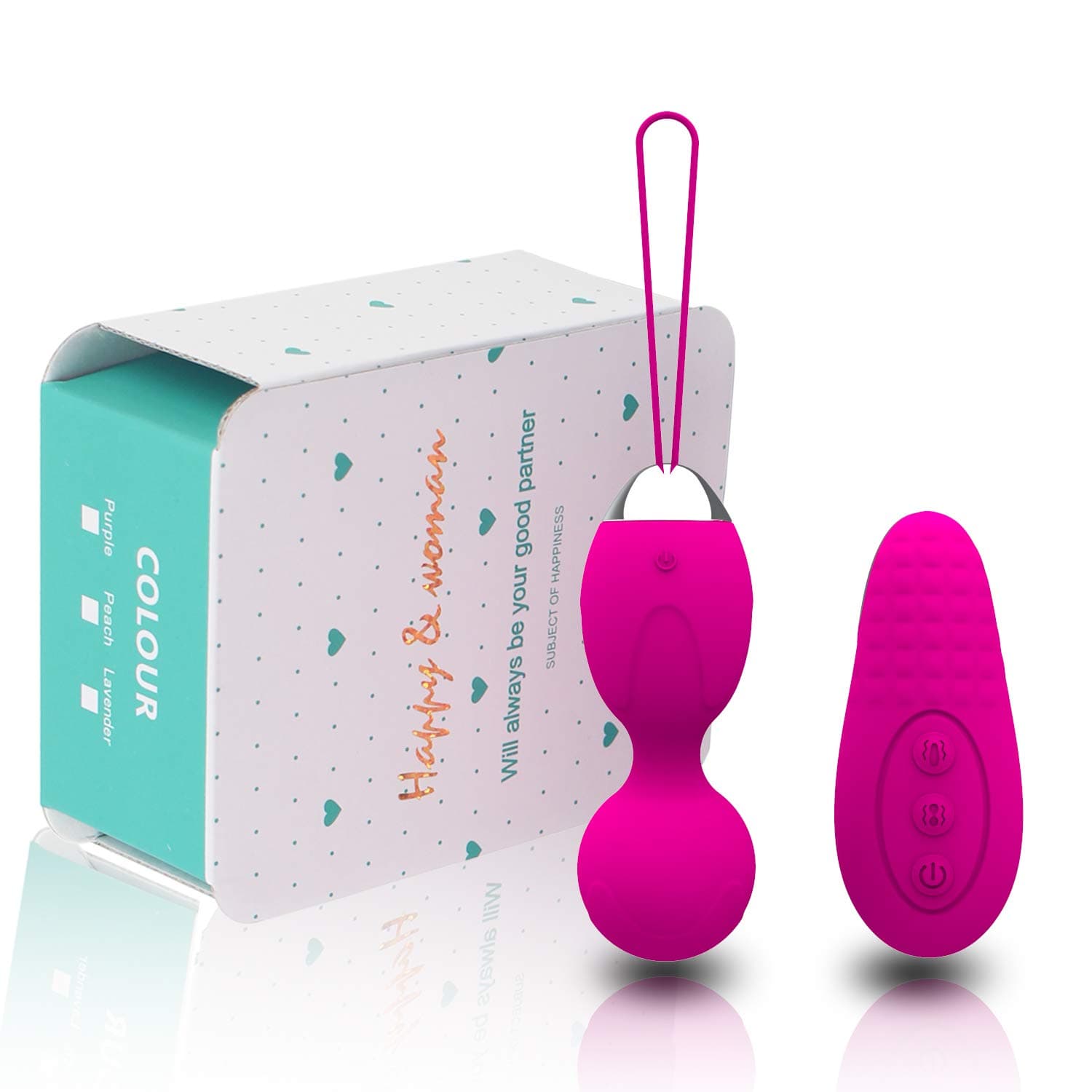 ARW 10-Frequency Powerful Bullet Egg Vibration Cordless Rechargeable Waterproof for Women (Purple)