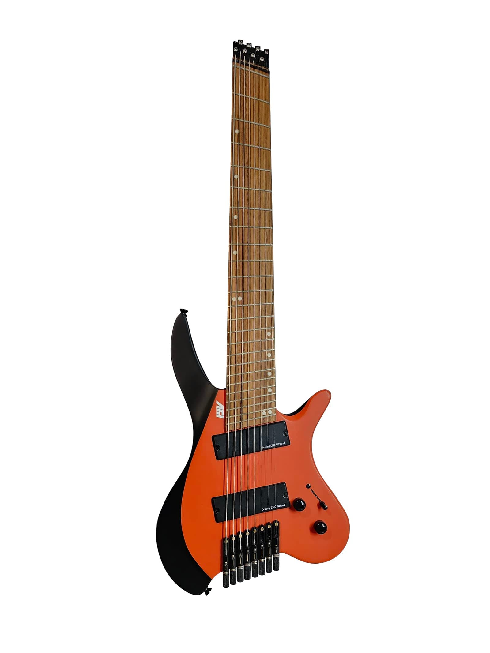 IYV- IEHLFF8-300 Multi-Scale Headless 8 String, Red Black