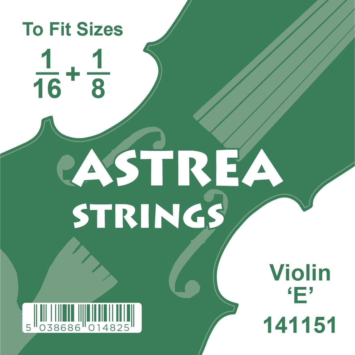 Astrea 141151 VIOLIN 1/16-1/8 "E" 1ST