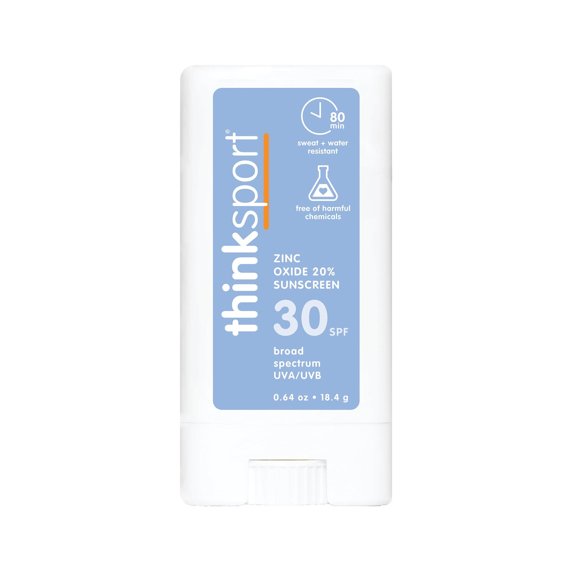Think, Thinksport, Sunscreen Stick, SPF 30, 0.64 oz (18.4 g)