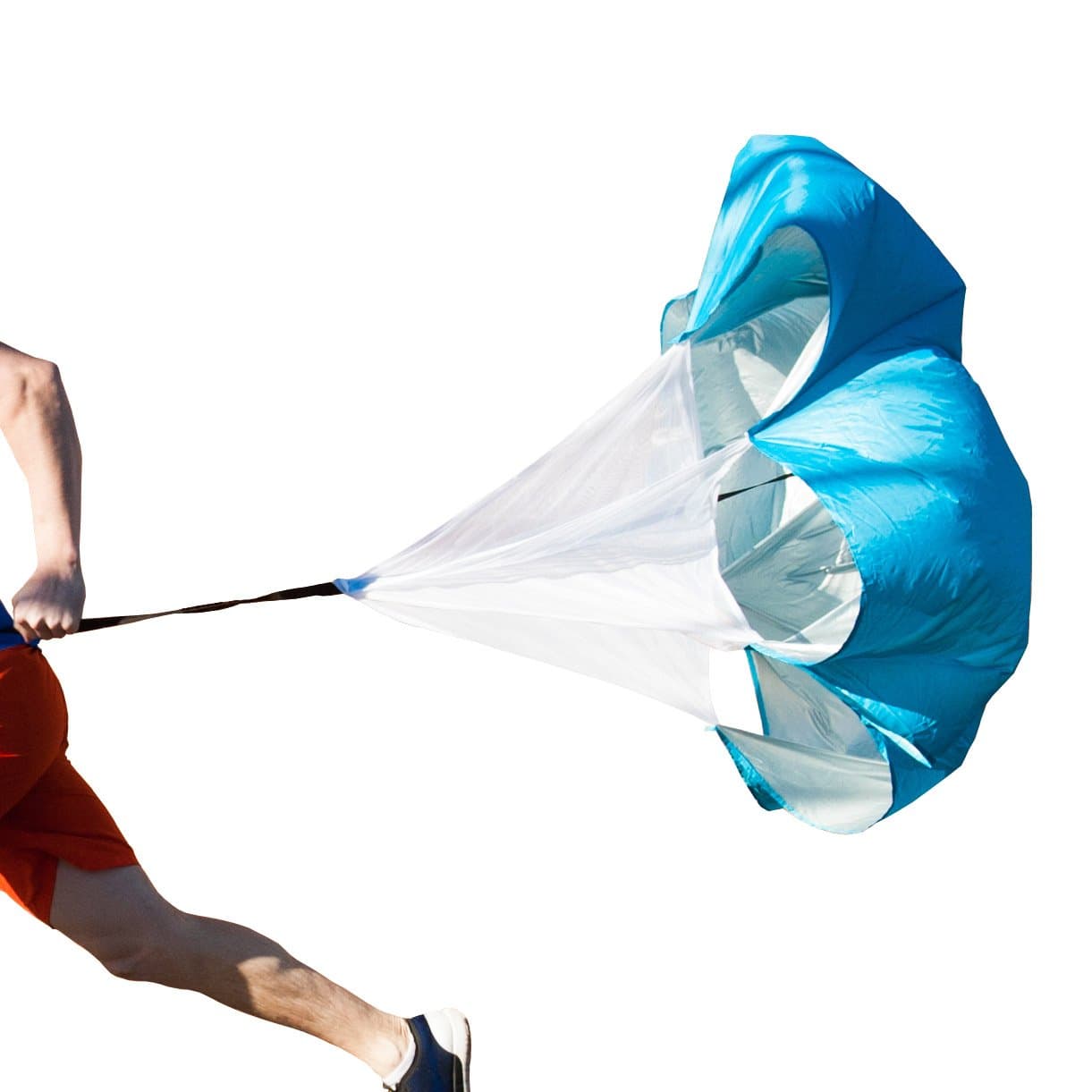 Running Parachute Resistance Speed Trainer, Black