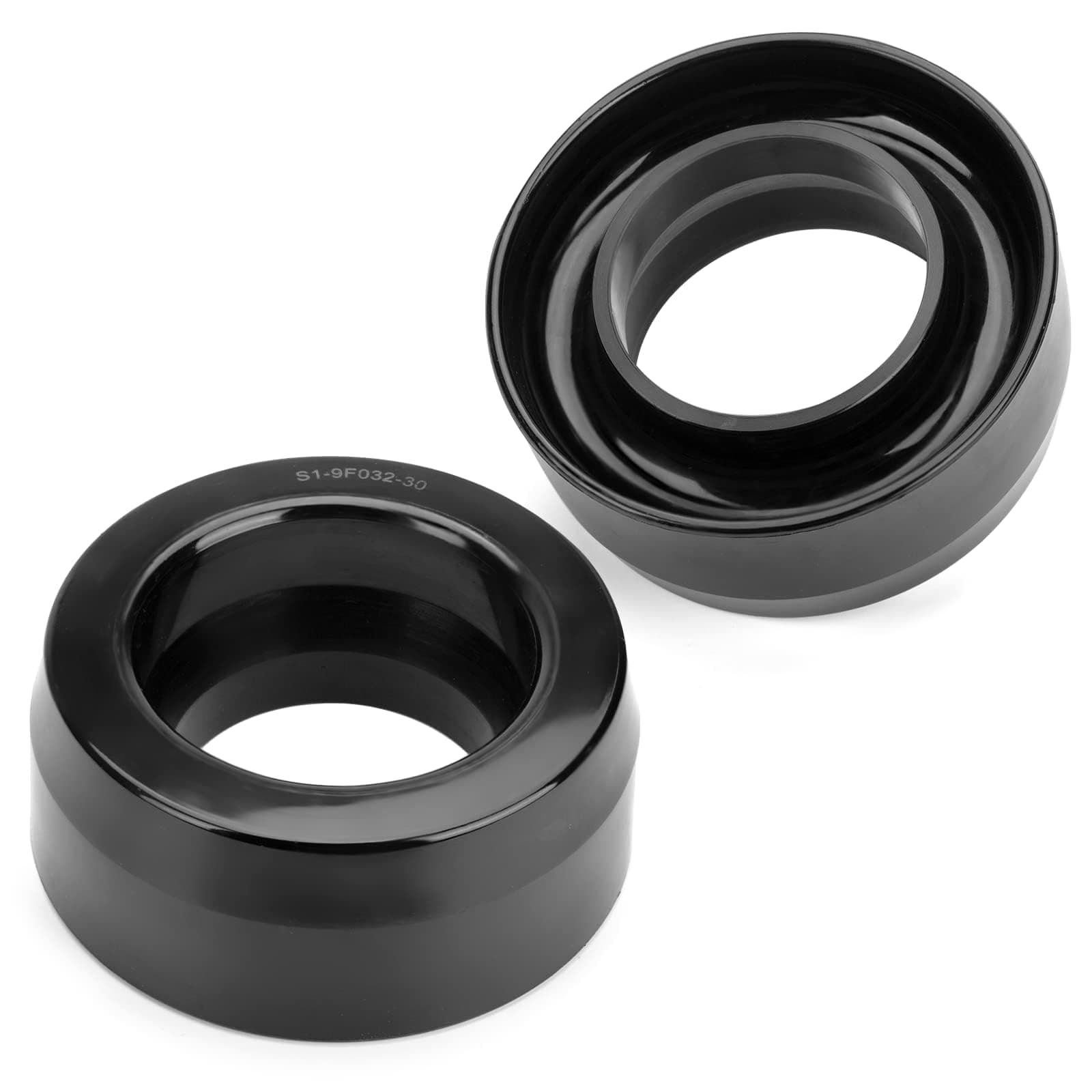 KSP 3" Front Leveling Lift Kit for 1994-2018 Dodge Ram 1500 2WD, 3 inch Spring Strut Spacers for 1994-2011 Dodge Ram 2500 3500 2WD,Raise 3" Front Suspension Level Kits on Dodge Ram 2PCS Black