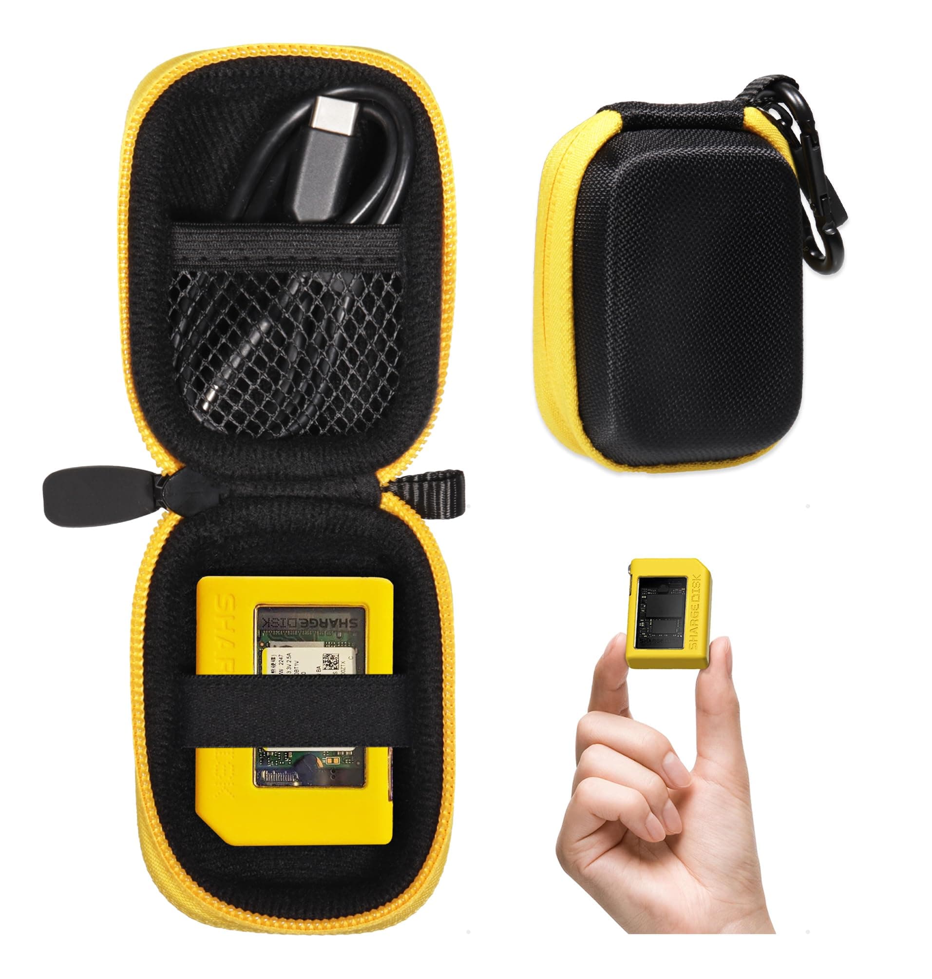 Case for SHARGE Disk M.2 NVMe SSD Enclosure with Active Cooling System