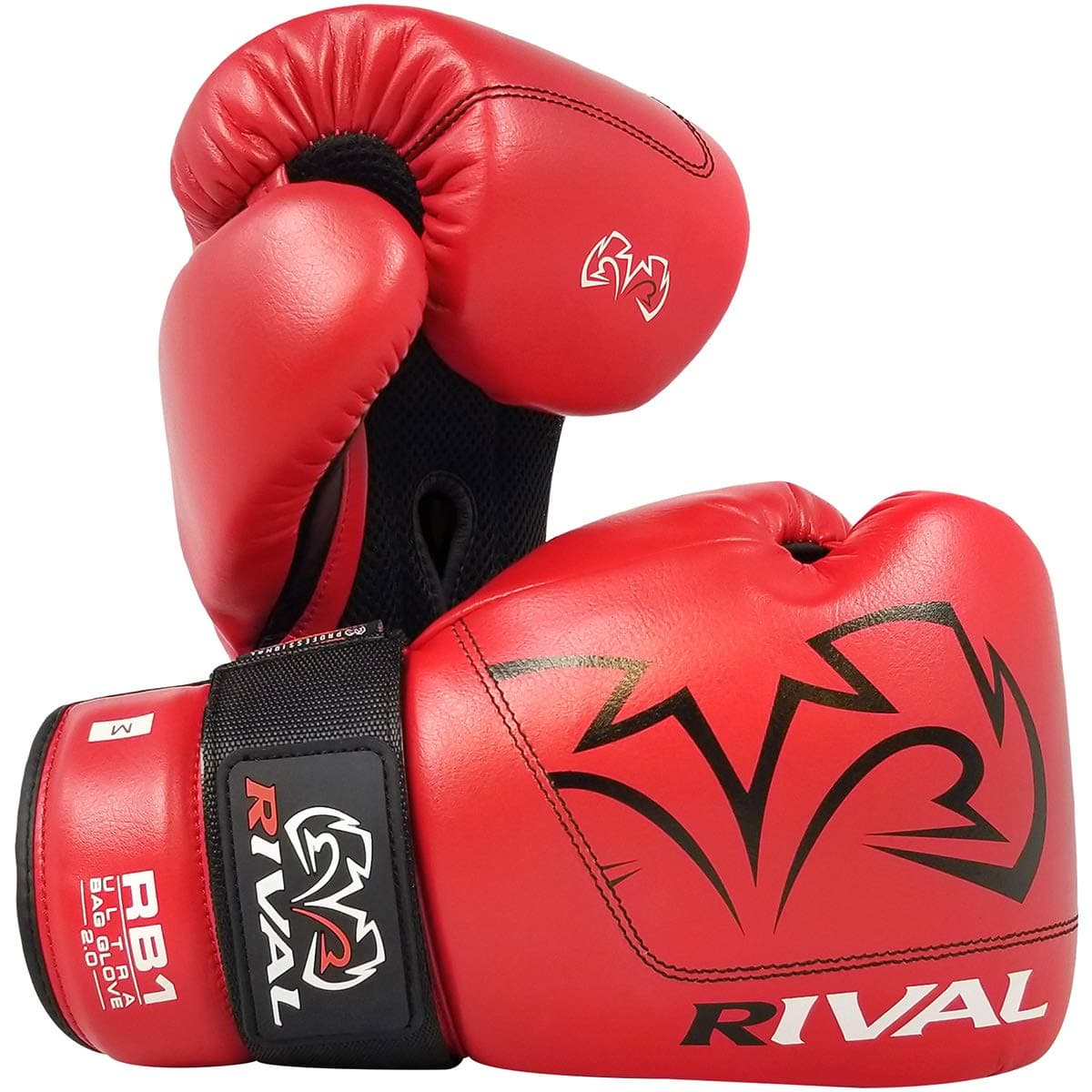 Boxing RB1 2.0 Ultra Bag Gloves, Hook and Loop Closure - Super-Resistant Microfiber, High-Density Foam, Breathable Mesh Palm