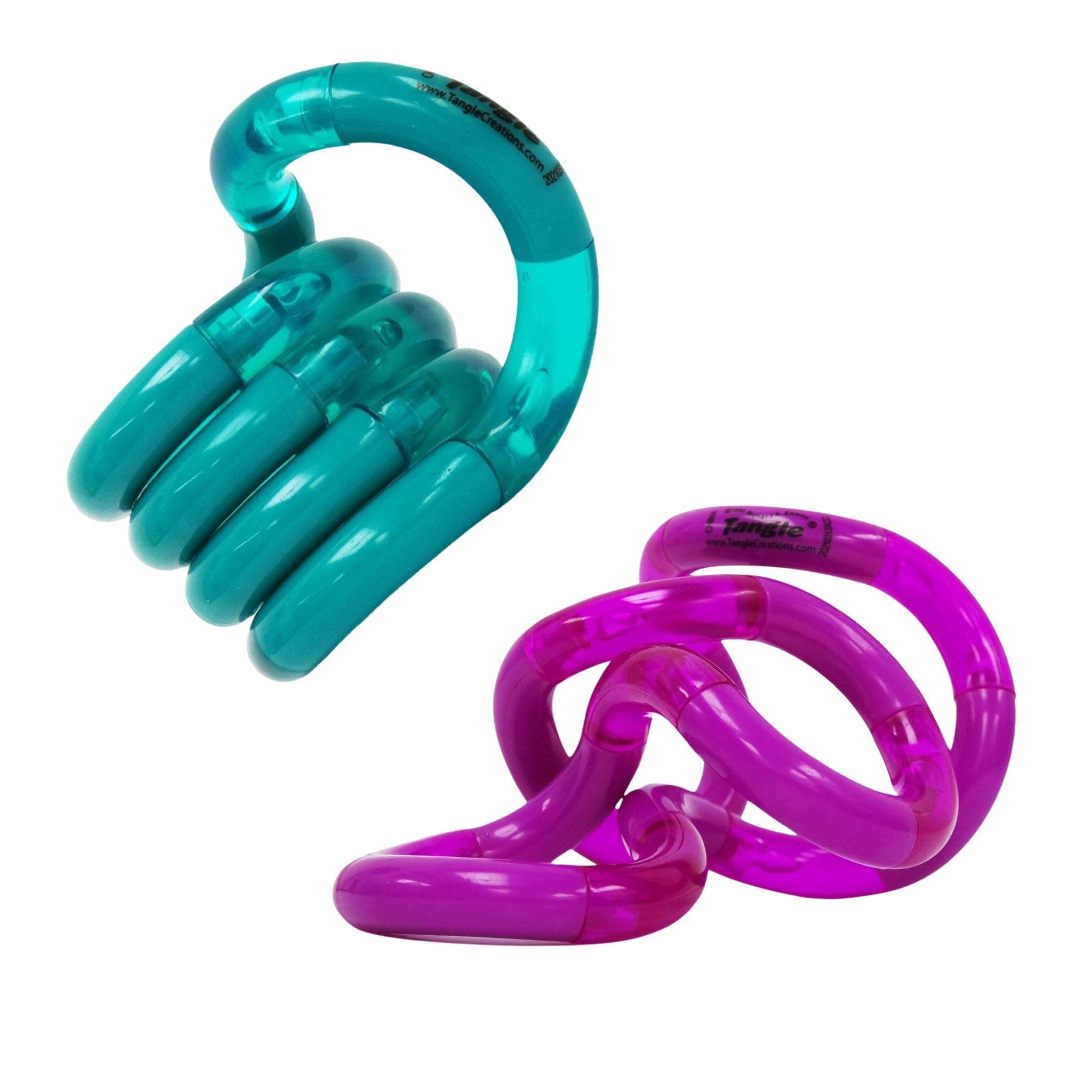 Tangle® Palm Classic 2-Pack Teal and Purple