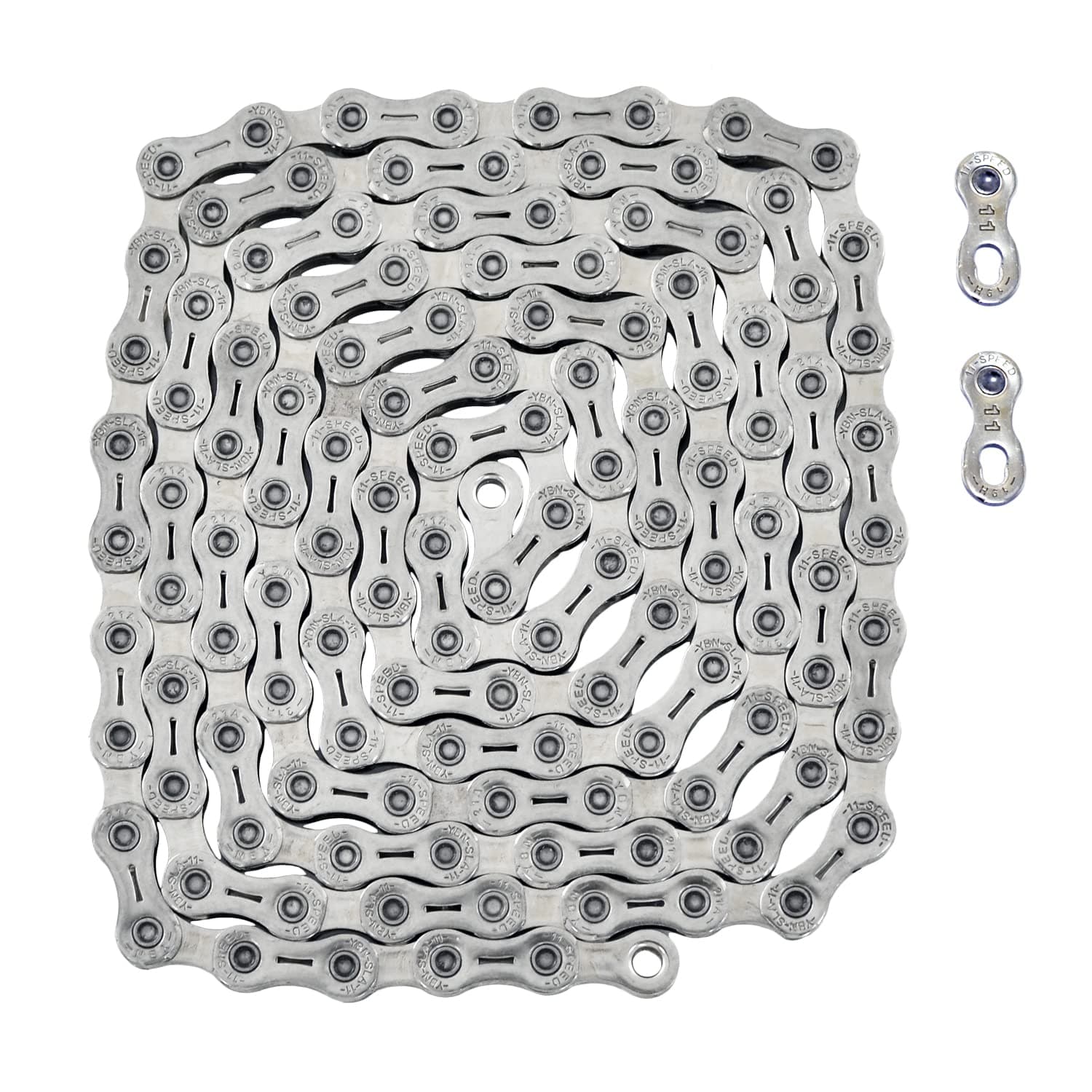 YBN 11 Speed Chain 120 Link w/ Power Lock , Silver, YB2701