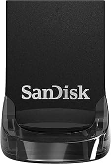 SanDisk 512GB Ultra Fit USB 3.2 Gen 1 Flash Drive - Up to 400MB/s, Plug-and-Stay Design - SDCZ430-512G-GAM46, Black