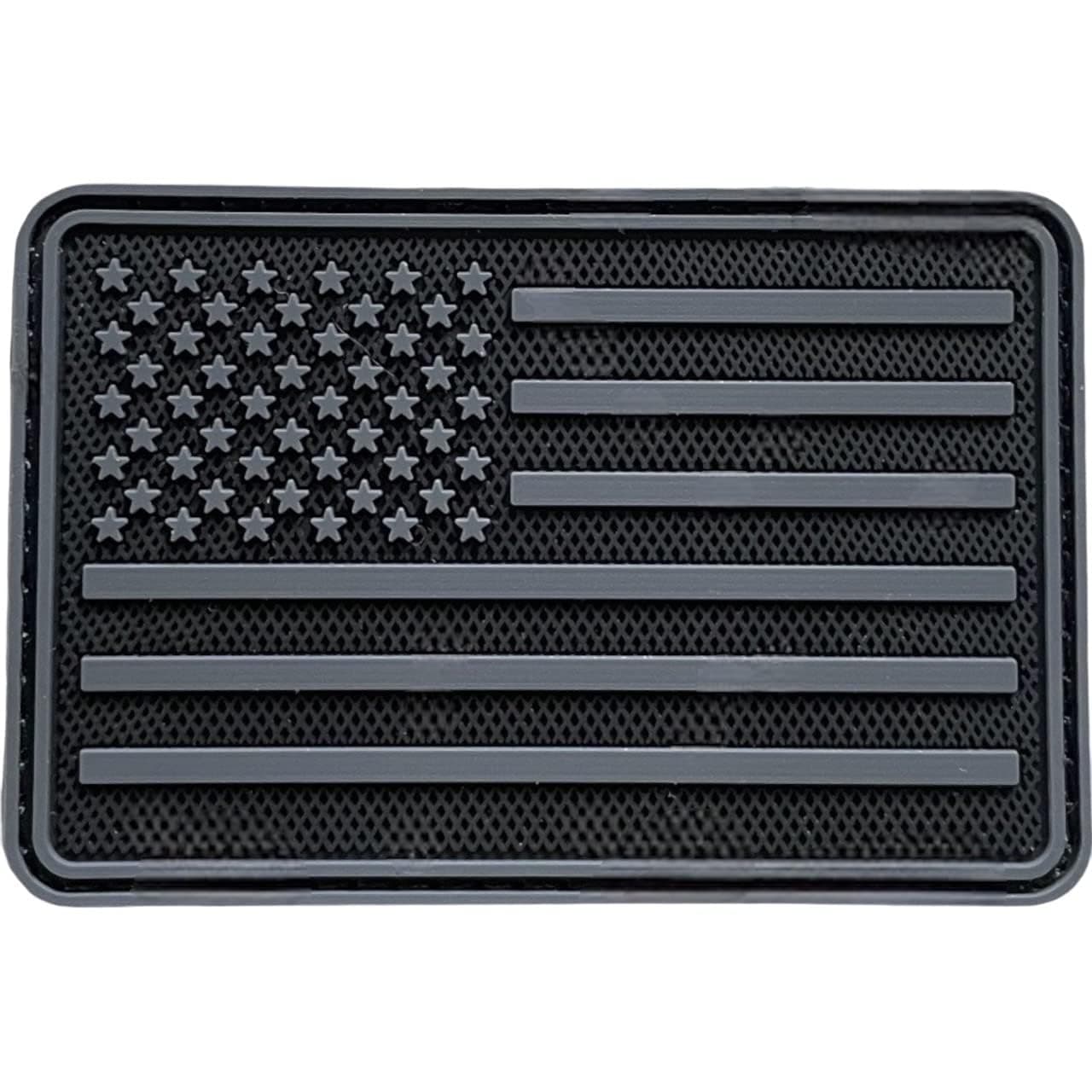 US American Flag Patch - Premium Military Tactical Morale Patch, PVC Rubber Hook & Loop Fastener Patches for Backpacks, Military Uniforms, Jeans, Jackets, Vests, Hats & More