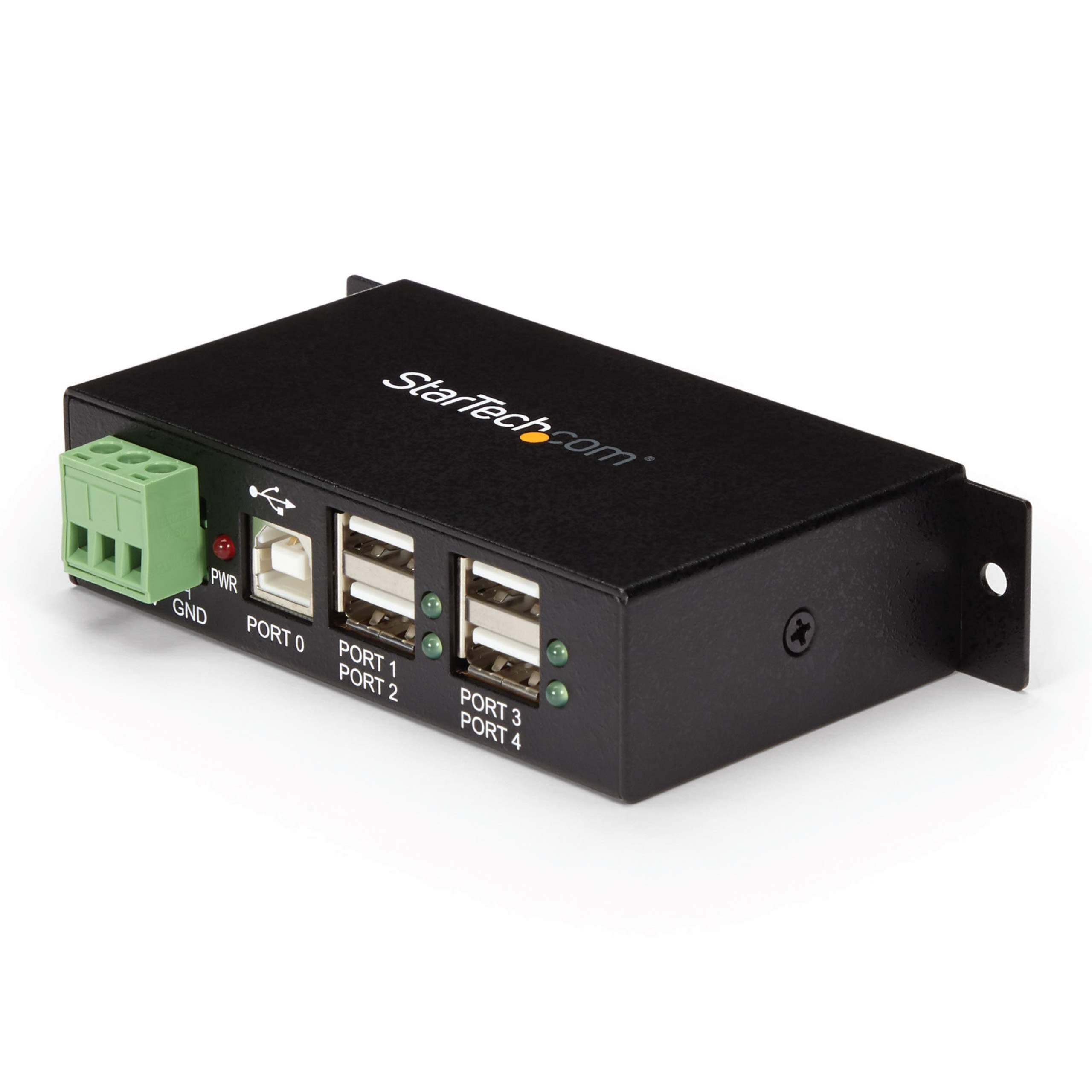 Mountable 4 Port Rugged Industrial USB Hub (ST4200USBM)