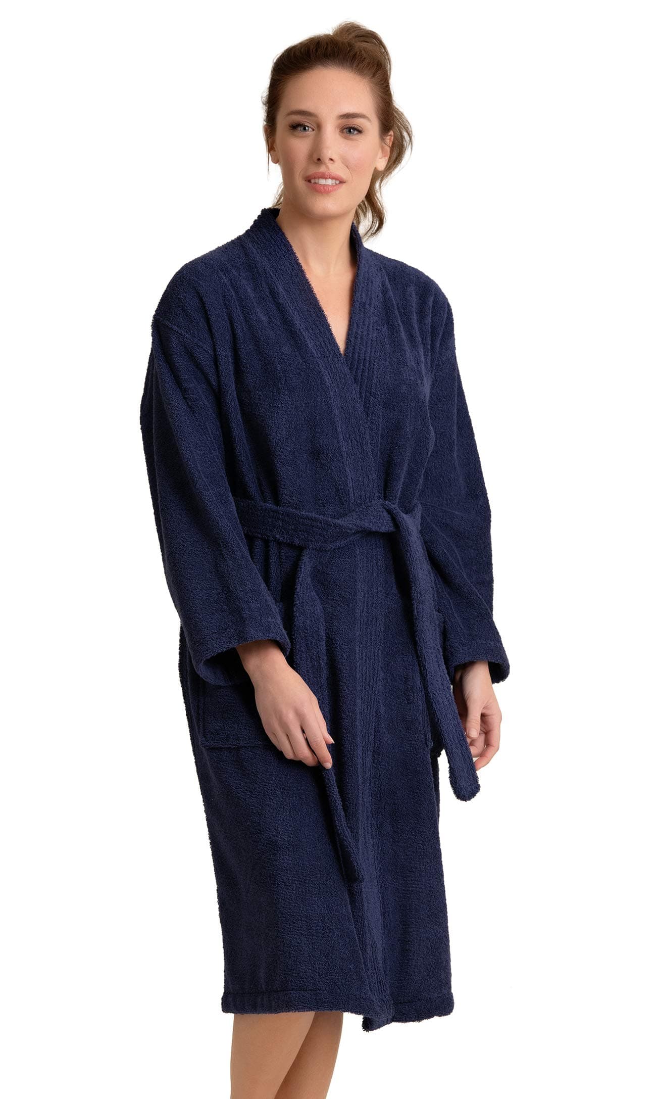 Soft Touch Linen Personalised Waffle Bathrobe with Custom Embroidery Spa Bathrobe for Women Lightweight Cotton Polyester Blend
