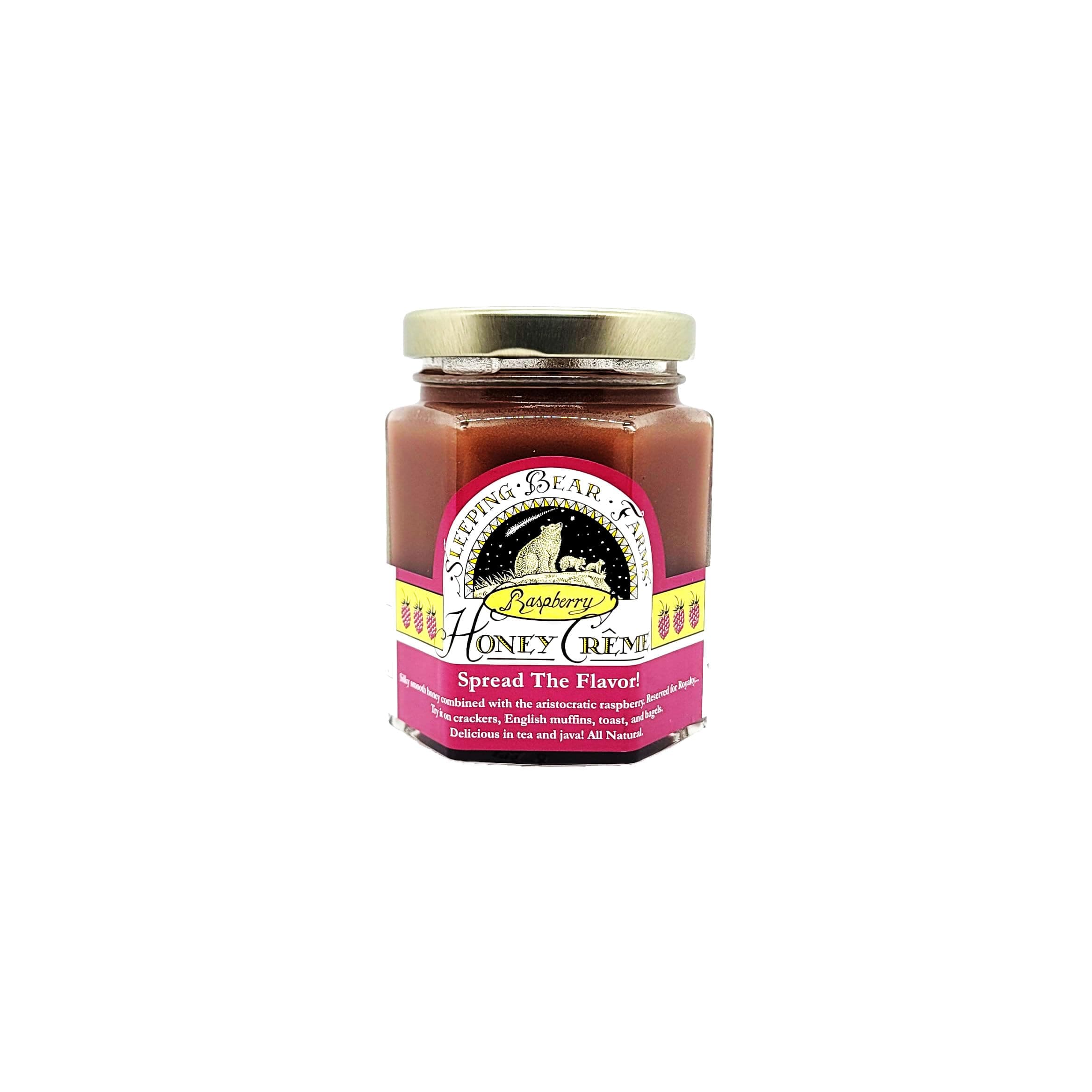 Creamed Raspberry Honey - Raspberry Creme 8 oz. Jar