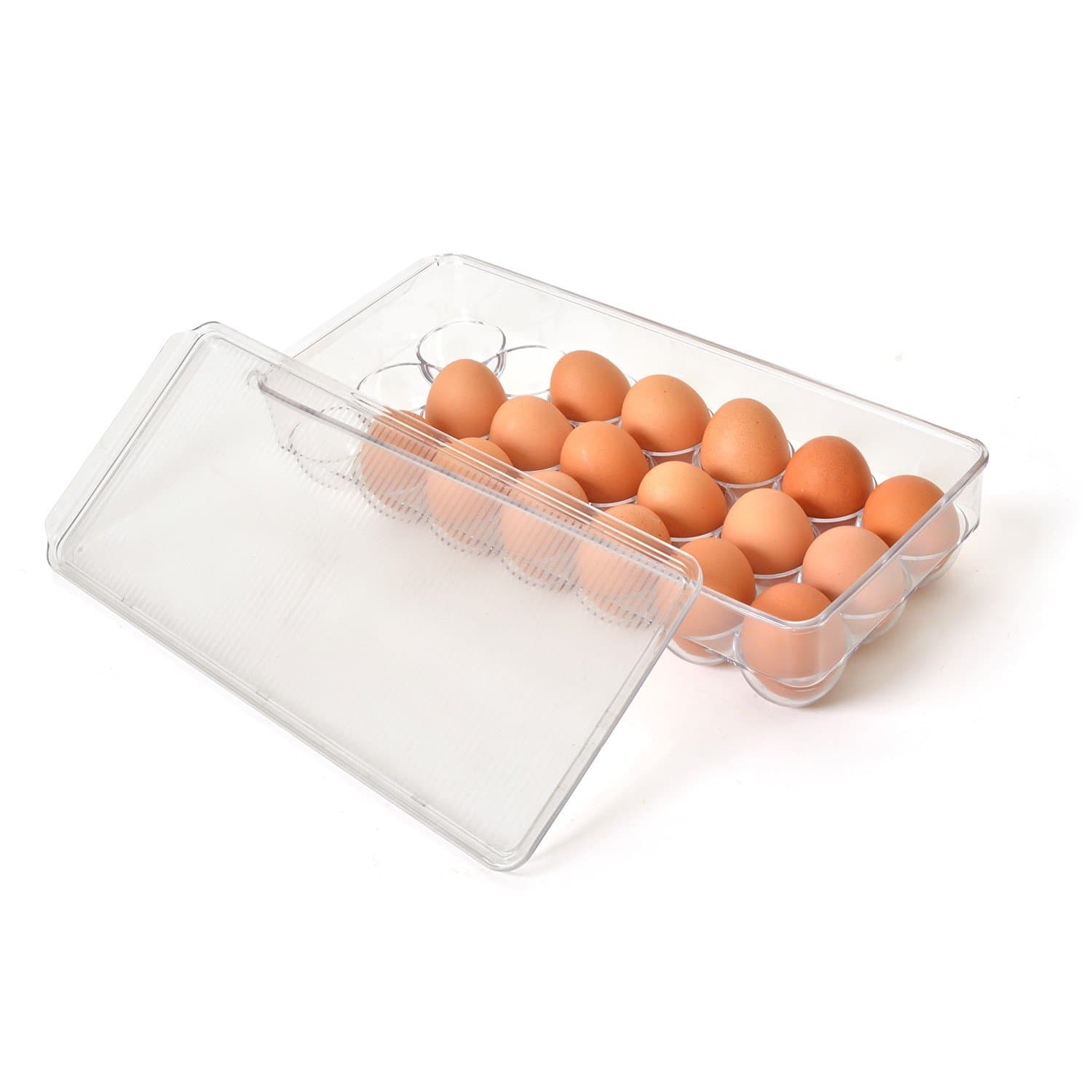 Totally Kitchen Plastic Egg Holder 21 Egg Tray Clea