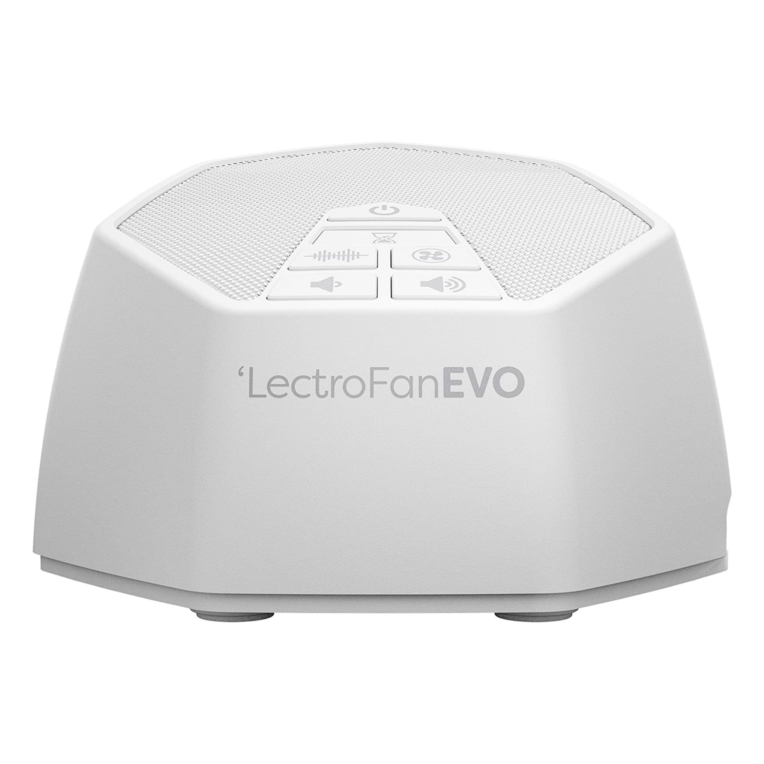 Adaptive Sound Technologies LectroFan EVO White Noise Machine - Compact Sleep Sound Machine for Bedroom, Travel, Study & More - 22 Non-Looping Fan, Ocean Noise Variations - White