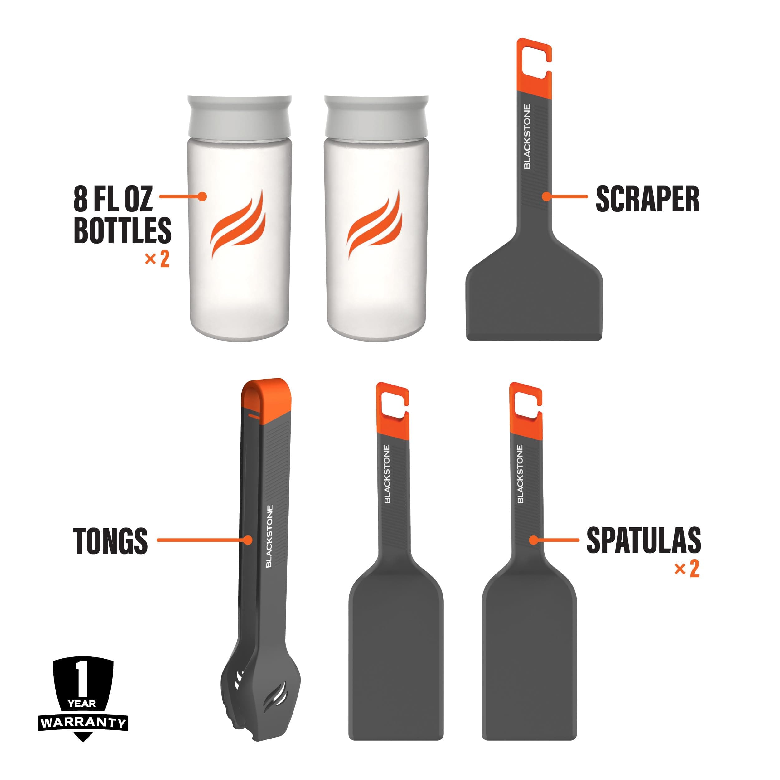 Blackstone 5984 Camping Griddle Tool Kit, 6 Piece