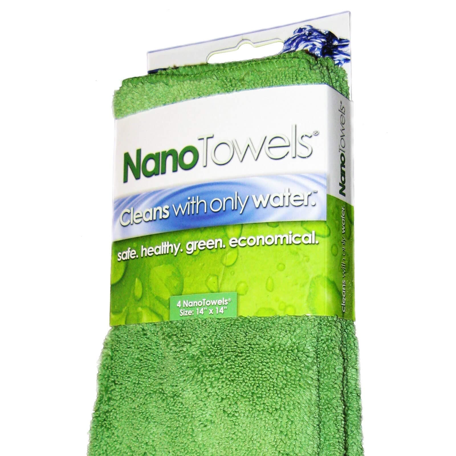 Amazing Eco Fabric That Cleans Virtually Any Surface With Only Water No More Paper Towels 14 x 14 in Green