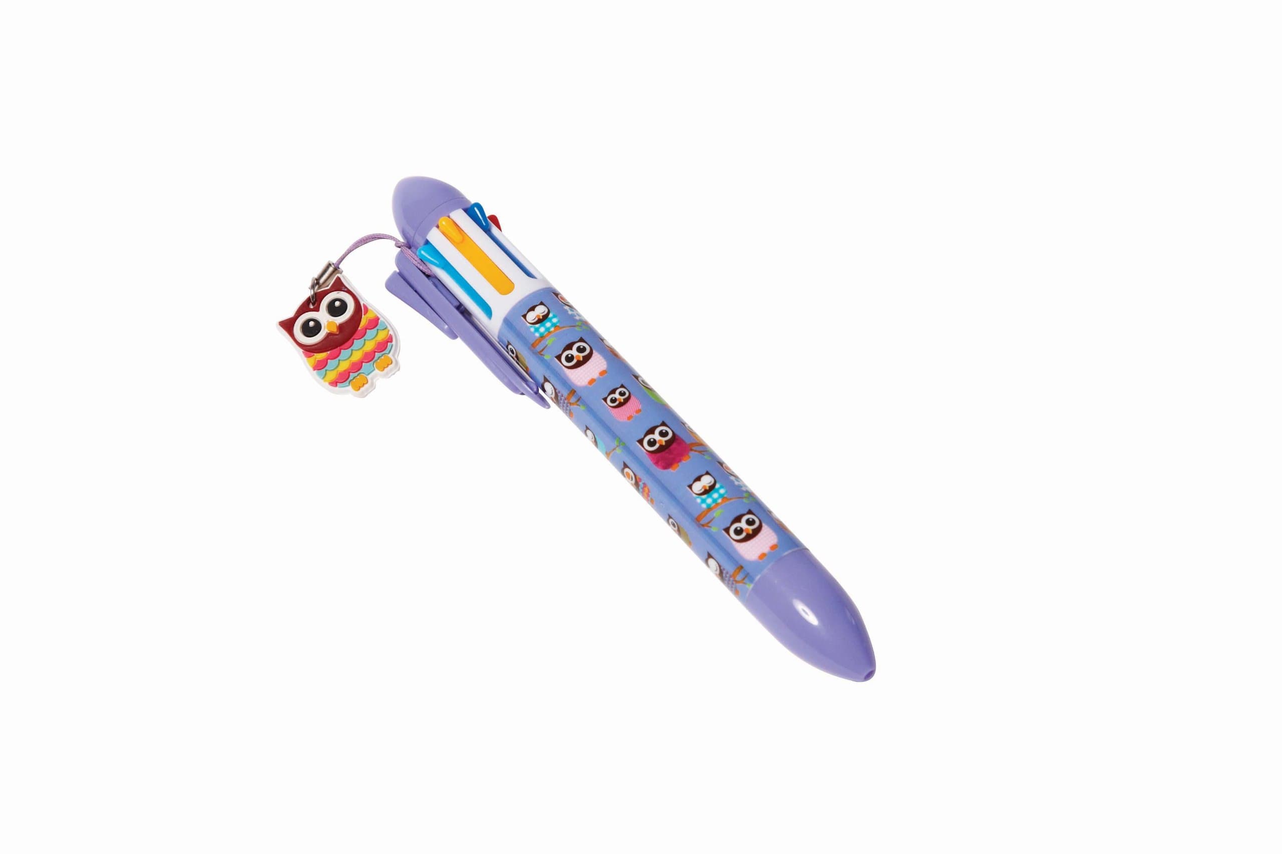 Give a Hoot Owl Multi Colour Pen with Charm