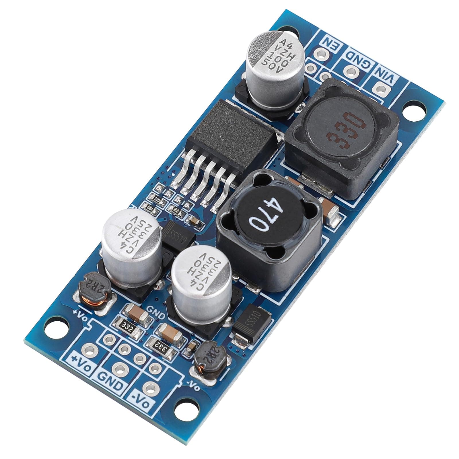 Micro Boost Voltage Converter DC 4.8~35V to DC ?15V Positive Negative Dual Volt Output Non-isolated Module 660mA Power Regulator Step Up Volts Transformer Board