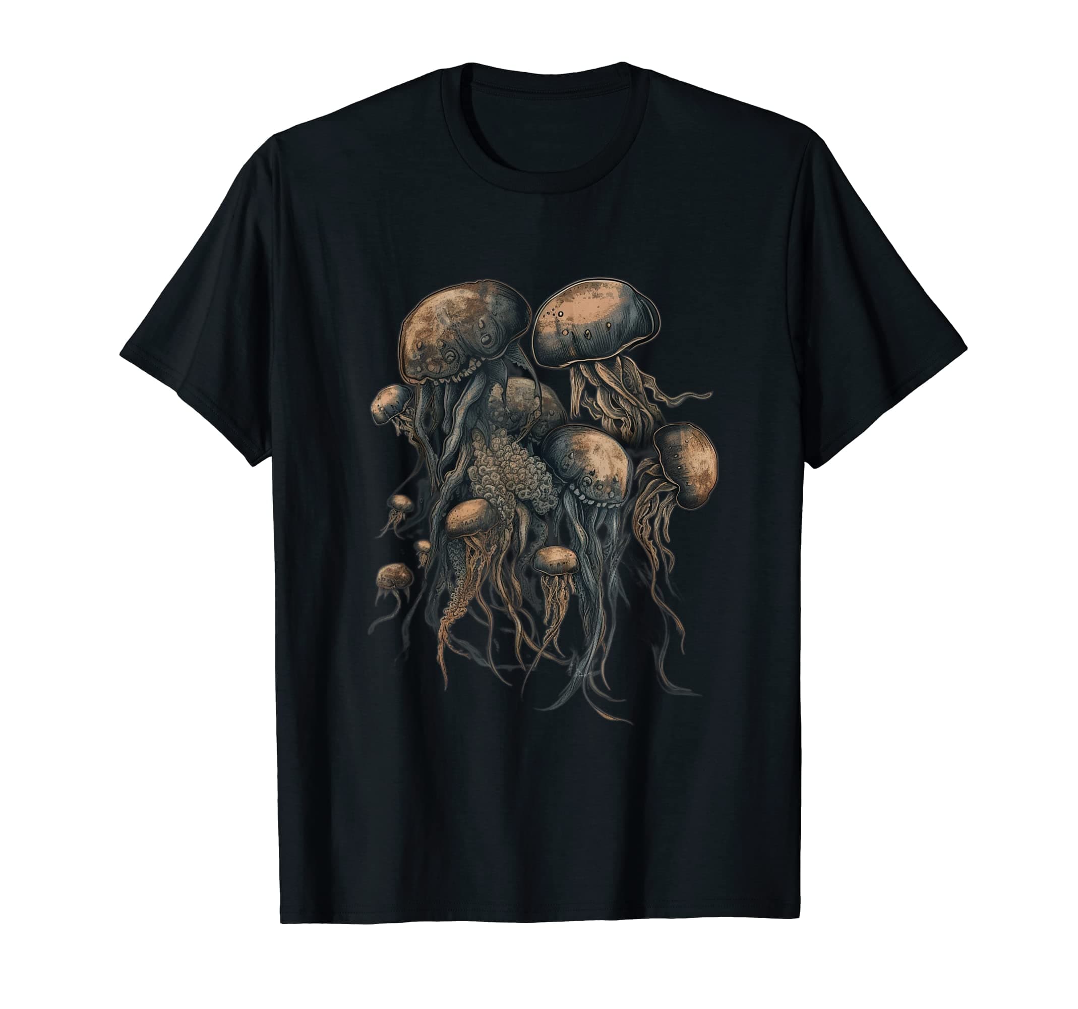 Neutral Jellyfish Design T-Shirt