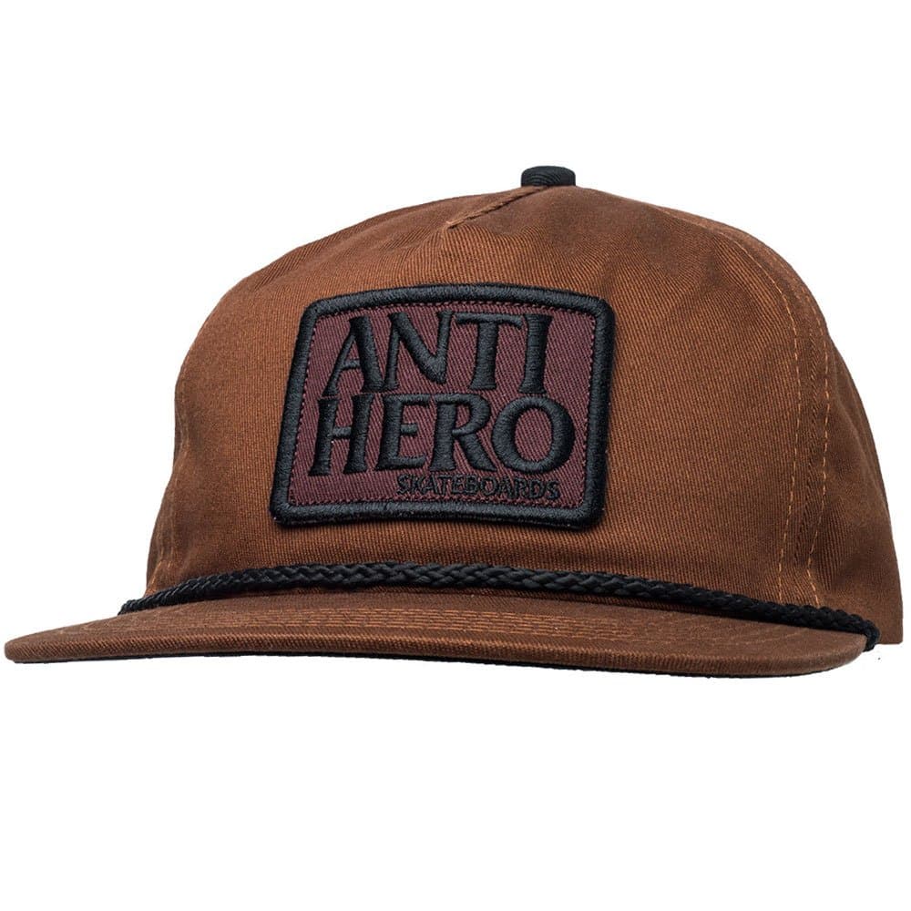 Anti Hero Reserve Patch Unstructured HAT ADJ-Brown/BLK