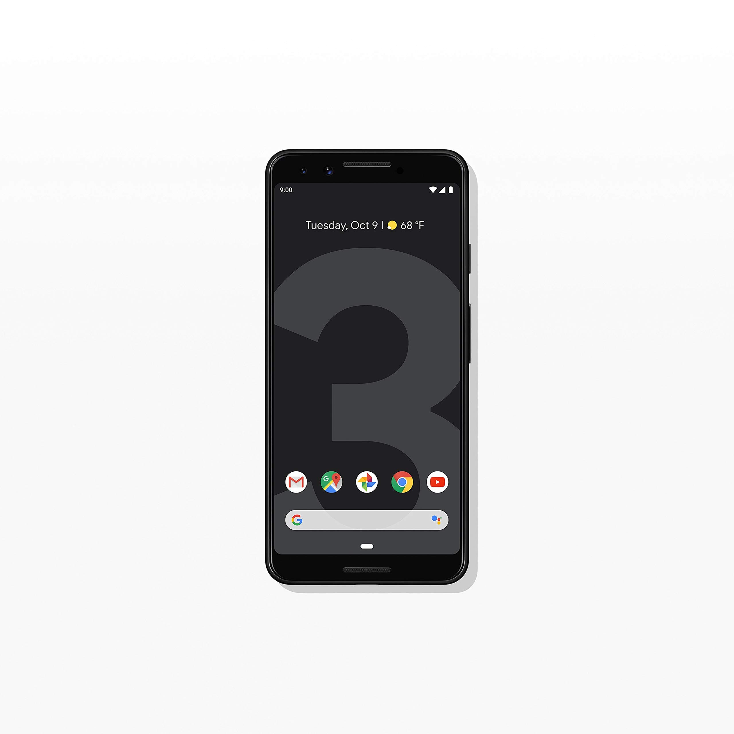 Pixel 3 with 64GB Memory Cell Phone (Unlocked) - Just Black