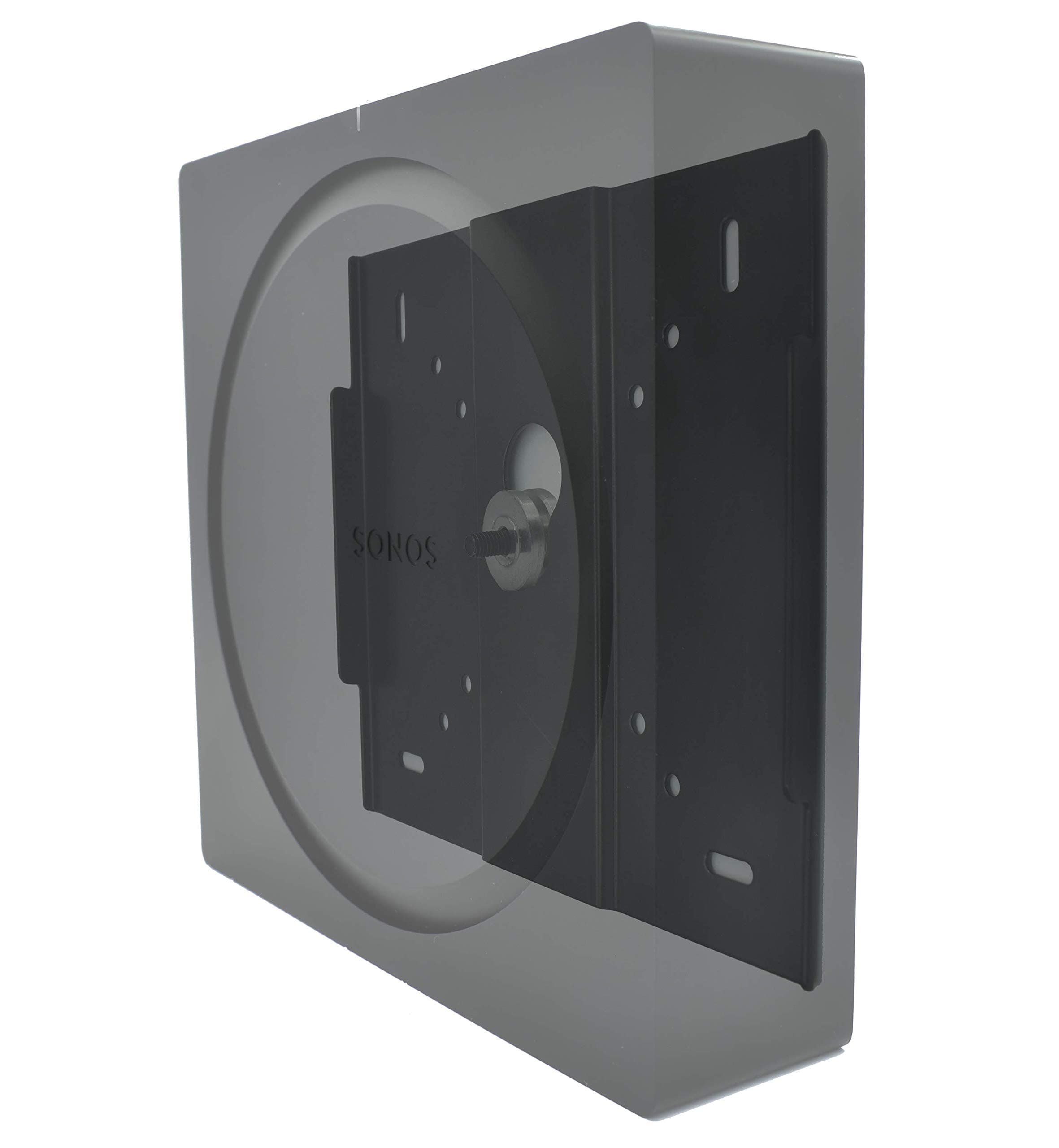 ProCustom Wall Bracket For Sonos Amp – Black | Includes Wall Fixings and Securing Bolt | Made in the UK by ProCustom (Black) (AMP-WALL, Black)