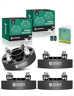 - YHTAUTO 4x100mm Hub Centric Wheel Spacers 1.25 inch Fits Kia, Ford, Mazda, Scion, Toyota, Fiat Models, Corolla, xB, Tire Spacers w/ M12x1.5 & 12.9 Grade Studs, 54.1mm Hub Bore 4 Lug 4PCS