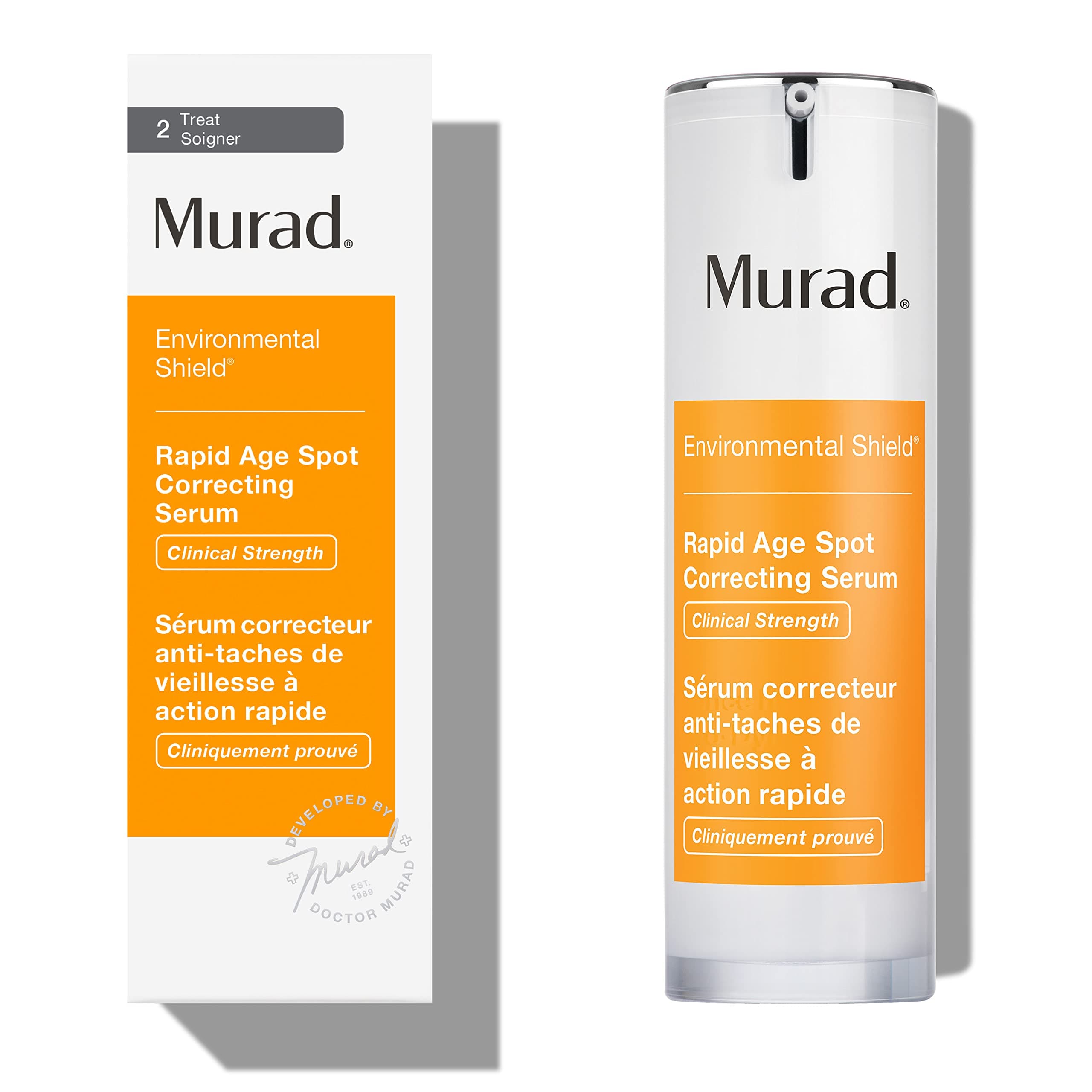 Murad Environmental Shield Rapid Age Spot Correcting Serum - Clinically Proven Skin Correction Age Spot Serum for Dark Spot Pigment Lightening - Hydroquinone Alternative Serum, 1.0 Fl Oz