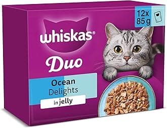 DUO Adult Wet Cat Food in Jelly 12x85g Ocean Delight (Pack of 4)