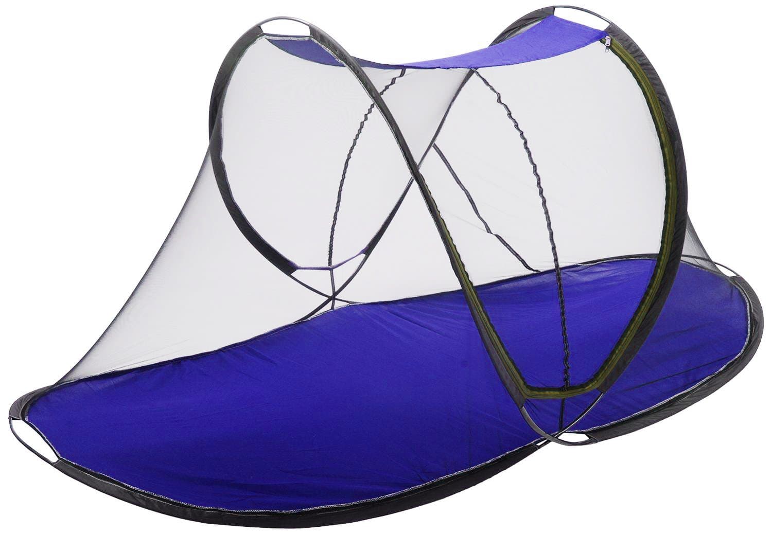 Winberg ® Mosquito Net Foldable Single Bed Net Maximum Protection Insect Net Protection Free Natural Repellent (Random Colour) SNGNET002