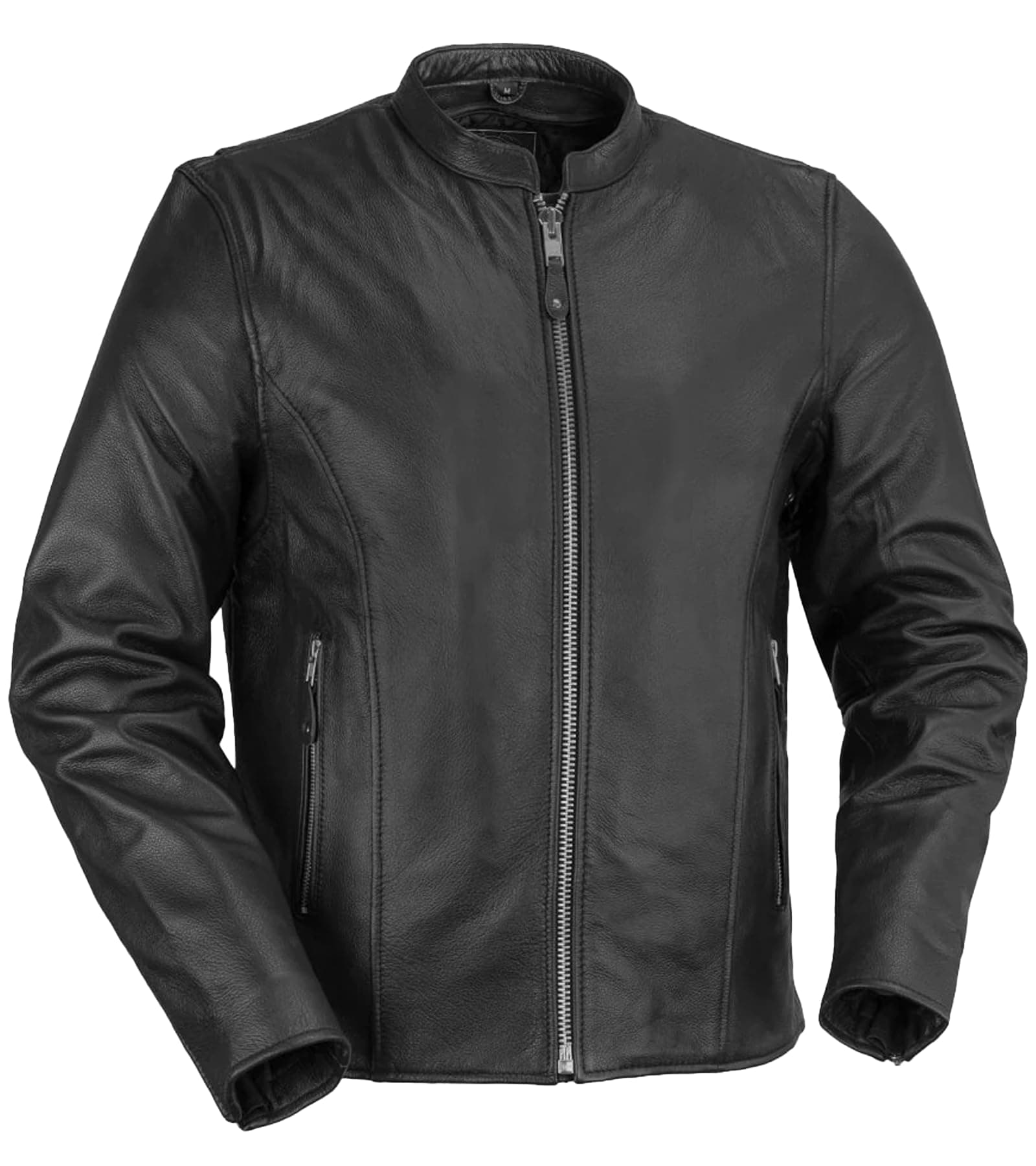 First Manufacturing Black Men's Classic Scooter Jacket