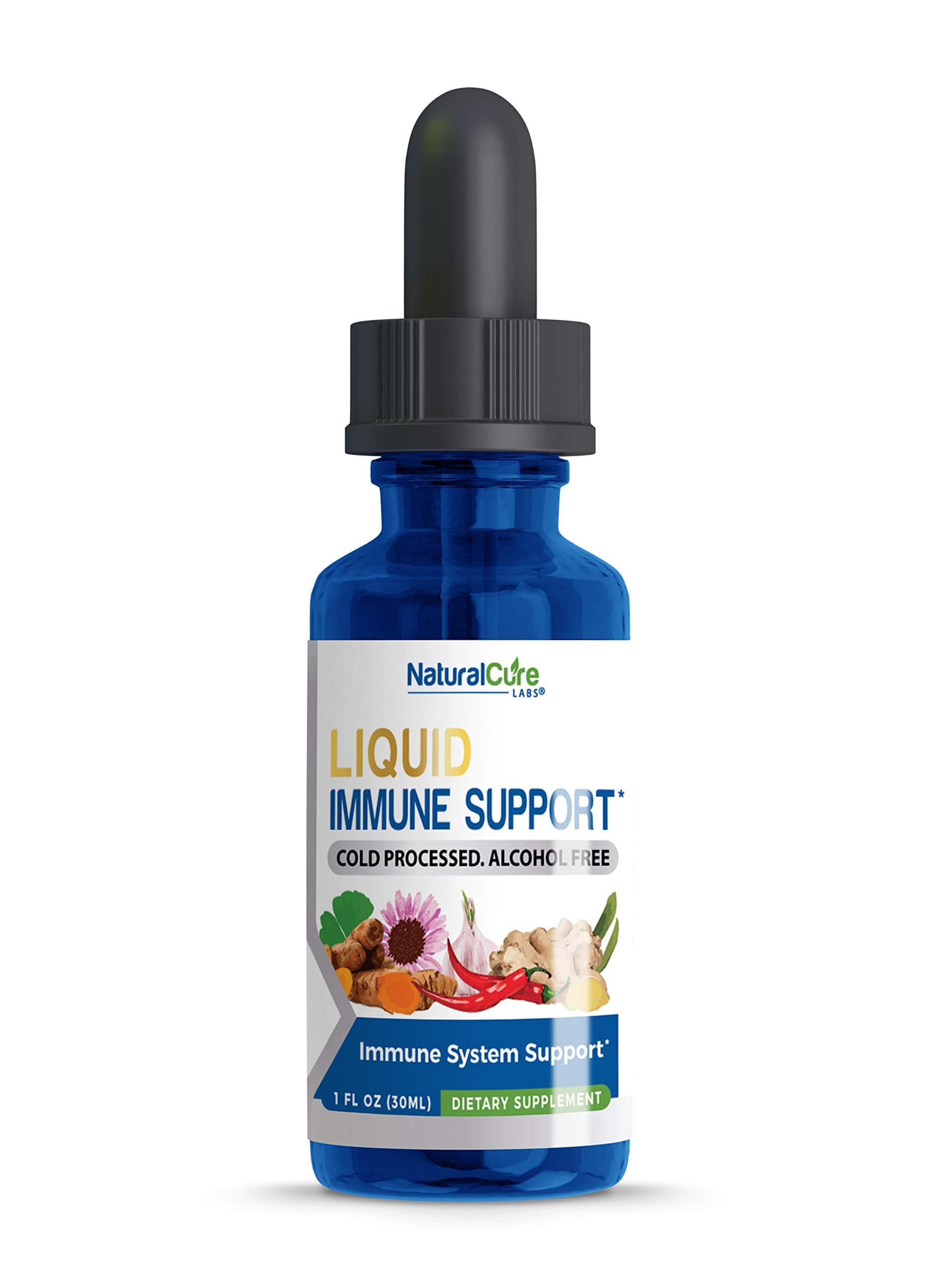 Natural Cure Labs Liquid Immune Support, 1 Ounce, 30ml