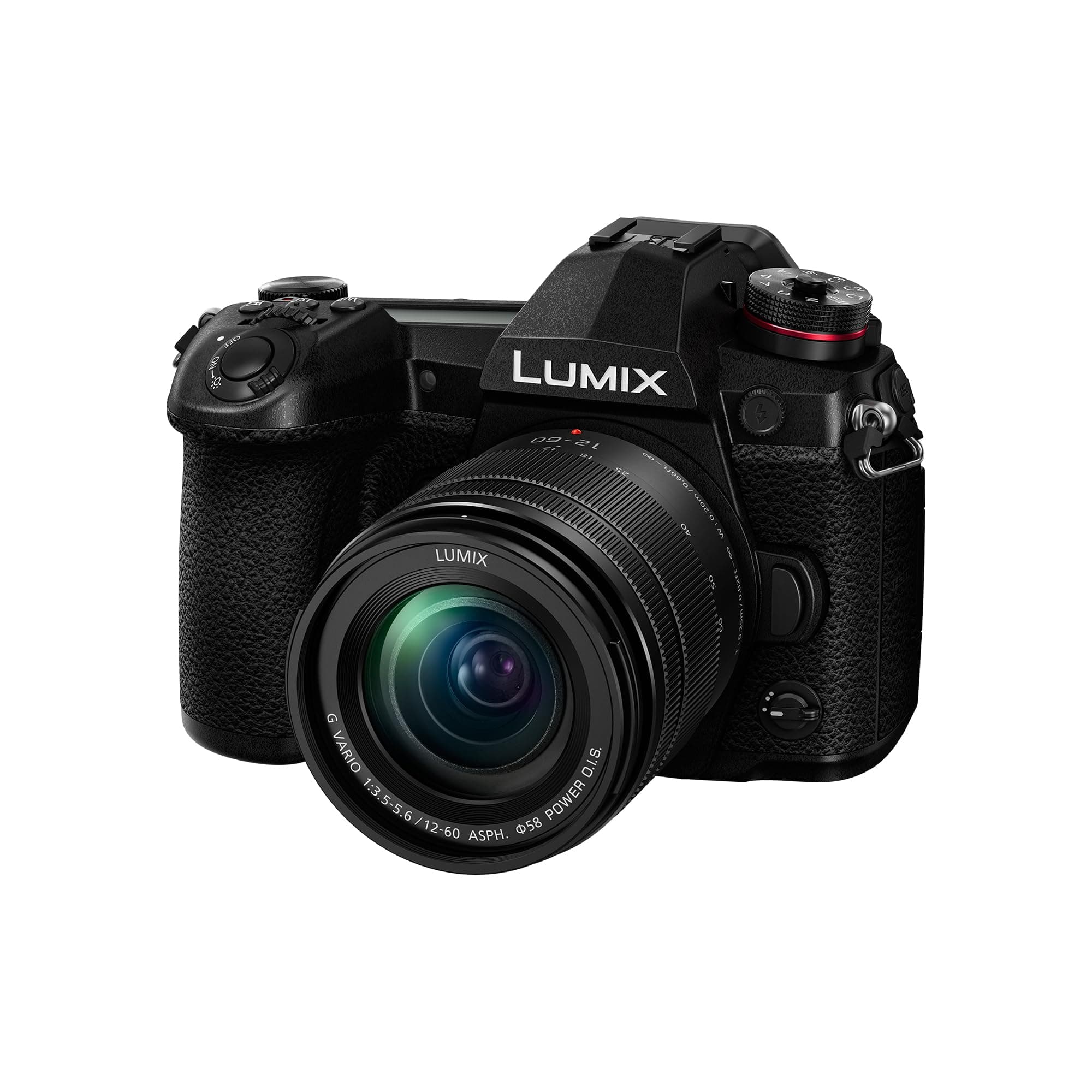 Panasonic LUMIX G9 Mirrorless Camera, Micro Four Thirds, 20.3 Megapixels Plus 80 Megapixel, High-Resolution Mode with LUMIX G Vario 12-60mm F3.5-5.6 Lens (DC-G9MK) , Black