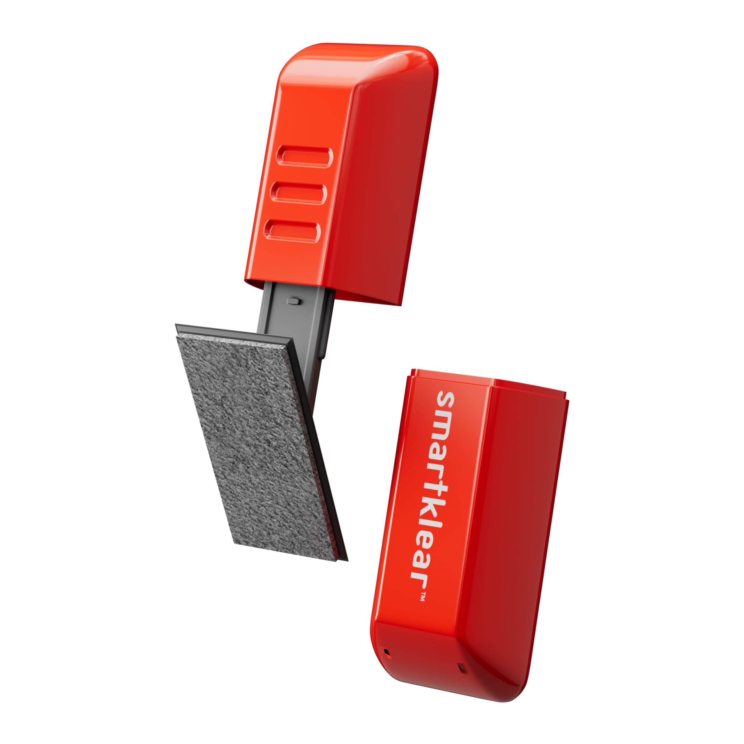 SmartKlear Smart Phone Screen Cleaner - Efficient and Durable Carbon Microfiber Technology (Injected Red)