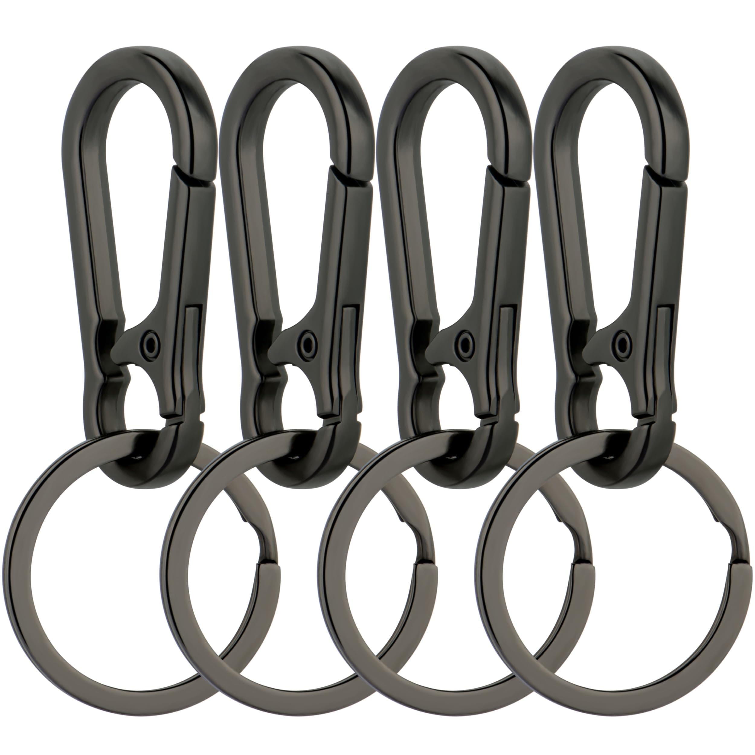 Wikavanli Metal Keychains Keyring Key Chain Ring Clip Holder Organizer for Home Car Keys Key Finder Women Men