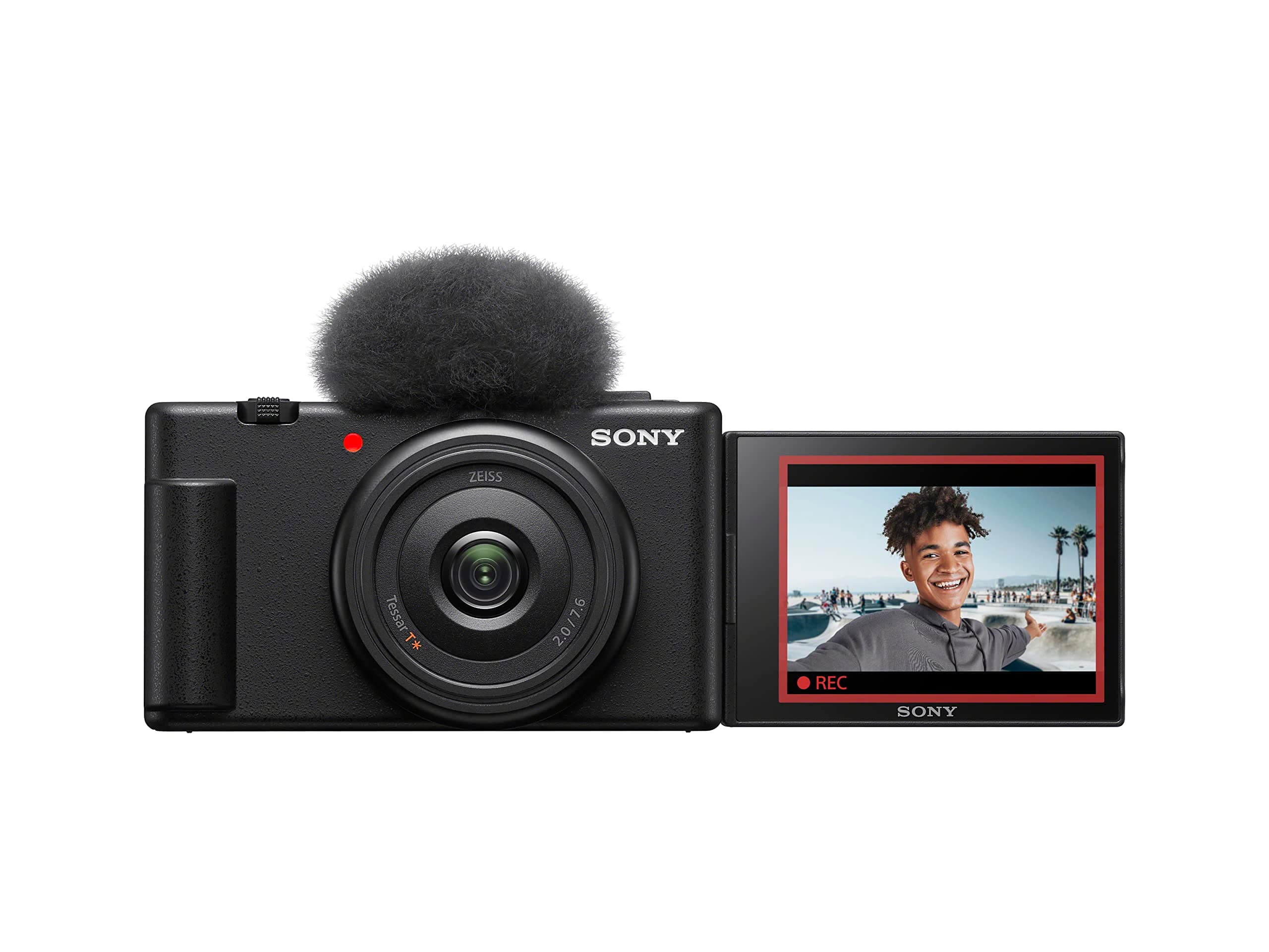 SonyVlog camera ZV 1F Digital Camera Vari angle Screen, 4K Video, slow motion, Vlog features Black, ZV1FB.CE3