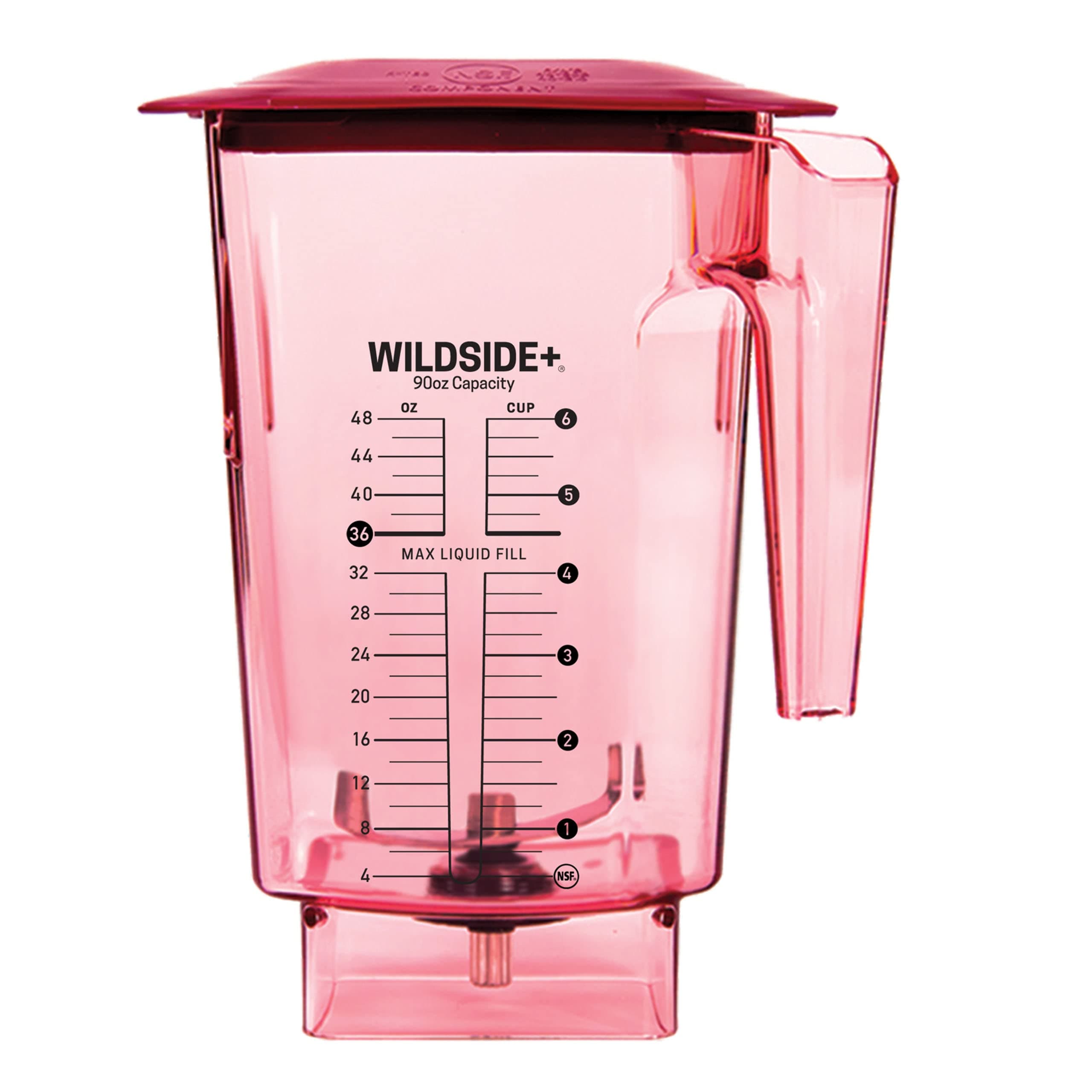 Blendtec 40-637-62 WildSide Jar, Plastic, Red