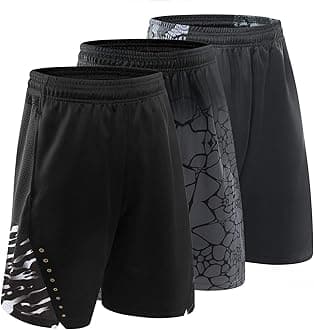 3PCS / Set Men's Running Shorts Quick Dry Running Shorts Basketball Pants Sports Pants (3pcs Short/Set9,XXL)